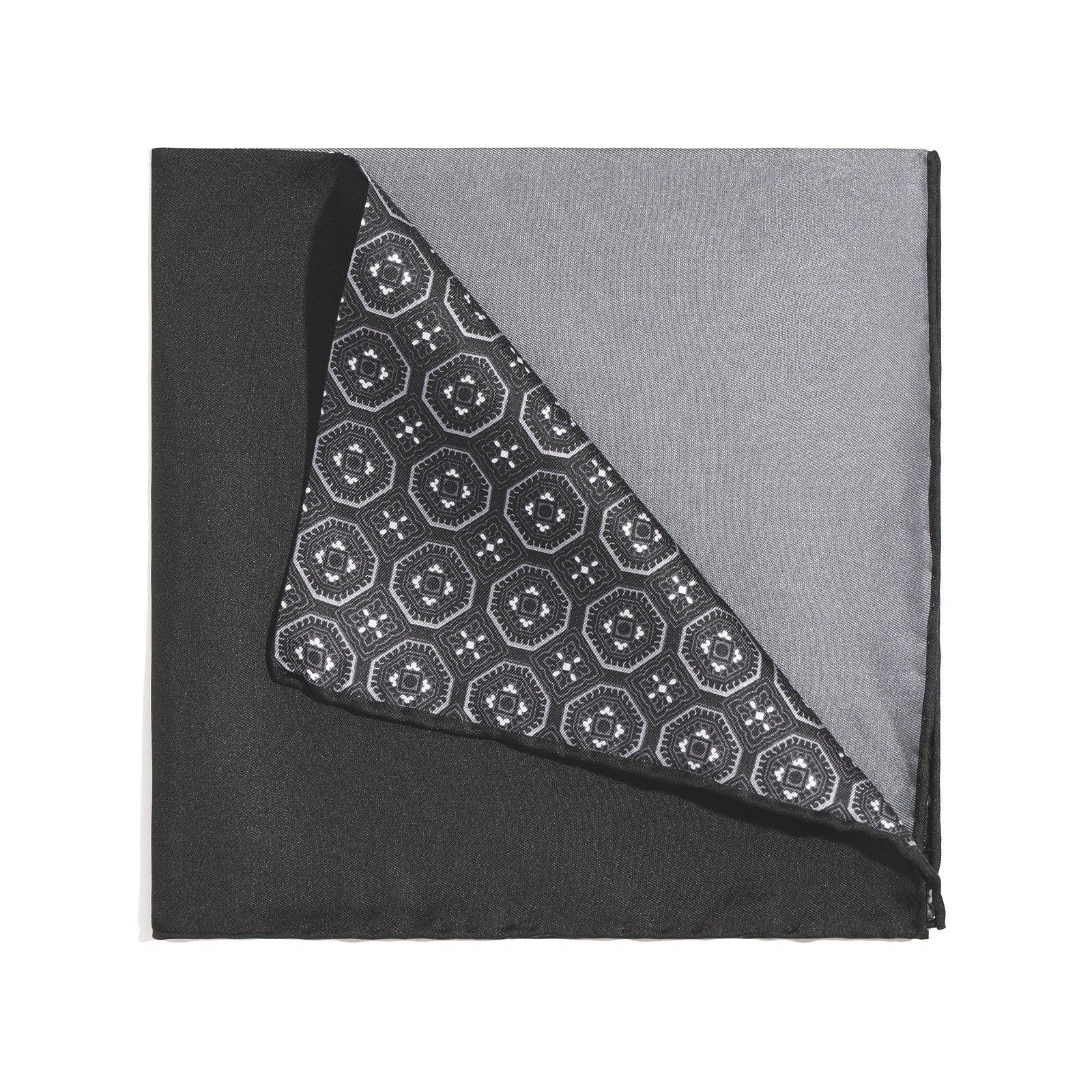 Men’s Silk Handkerchief Paisley Dot Pocket Square Suit Handkerchief 33cm 13in