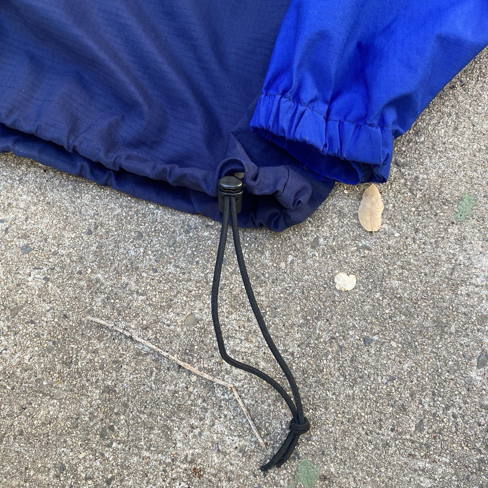 Vintage Patagonia Jacket Windbreaker Parka Blue Size Medium Ripstop Anorak 90s