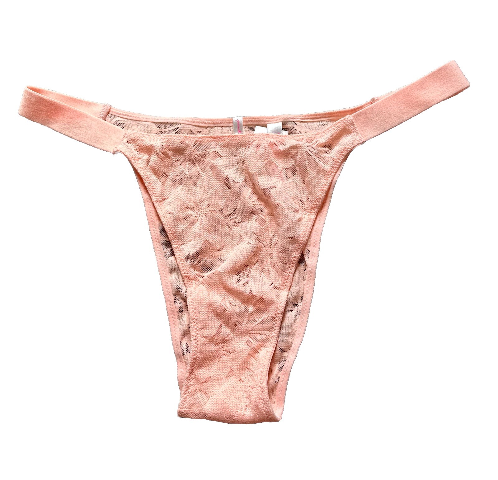 PINK Victoria’s Secret Itsy/Mini Panty Peach Large NWT