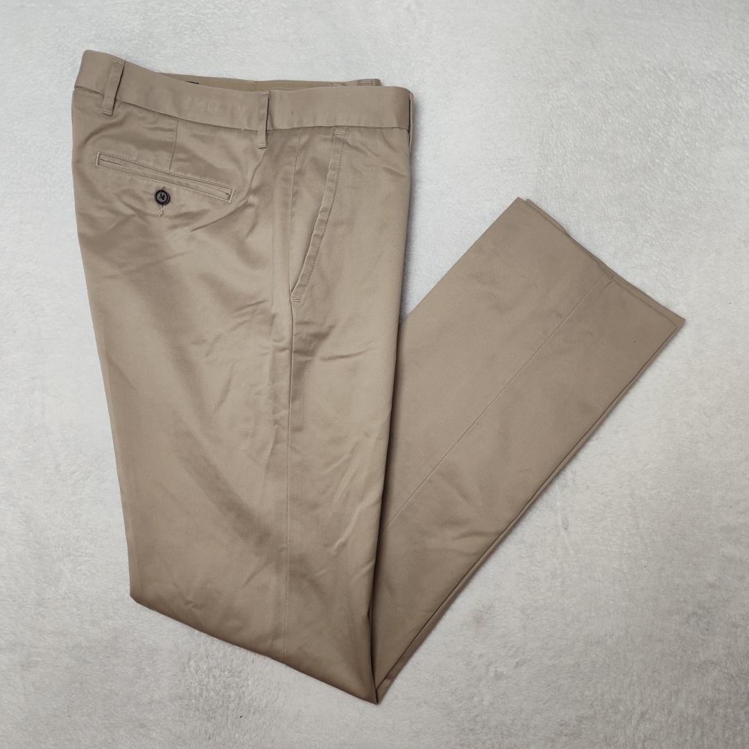 Bonobos Pants Mens 33×32 Beige Cotton Chino Slim Flat Workday Warrior Wednesday