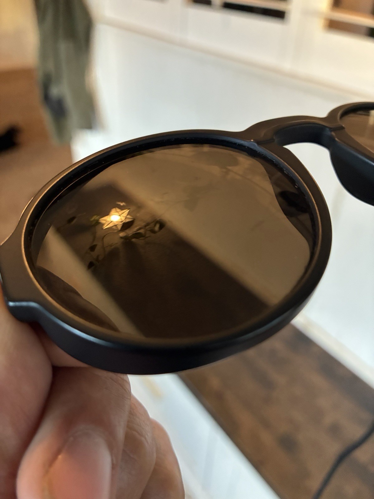 Ombraz Viale Charcoal Frame Sunglasses with Polarized Grey Lenses