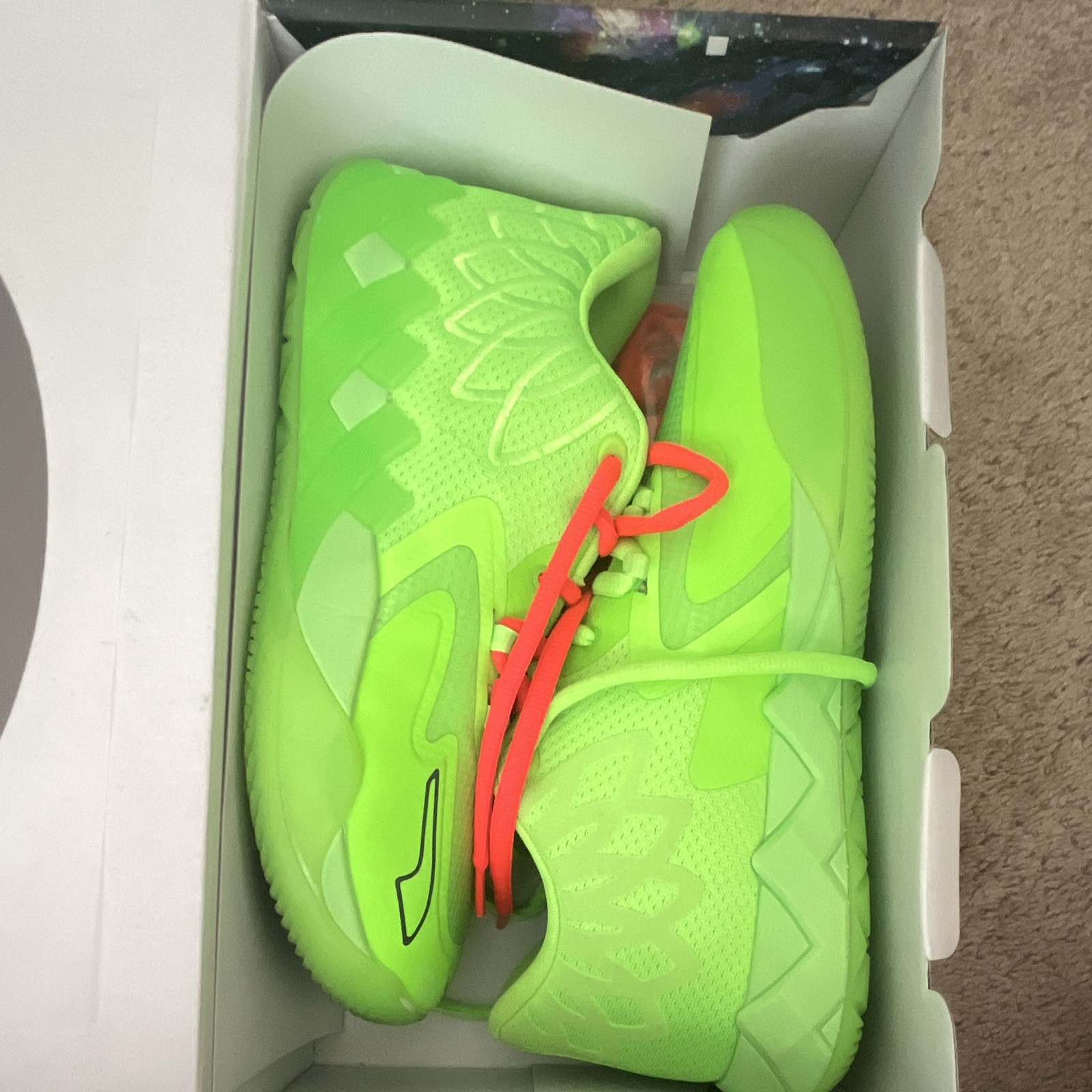 PUMA MB.01 Lo Volt Men’s Low Top Basketball Sneakers Green 376941-07