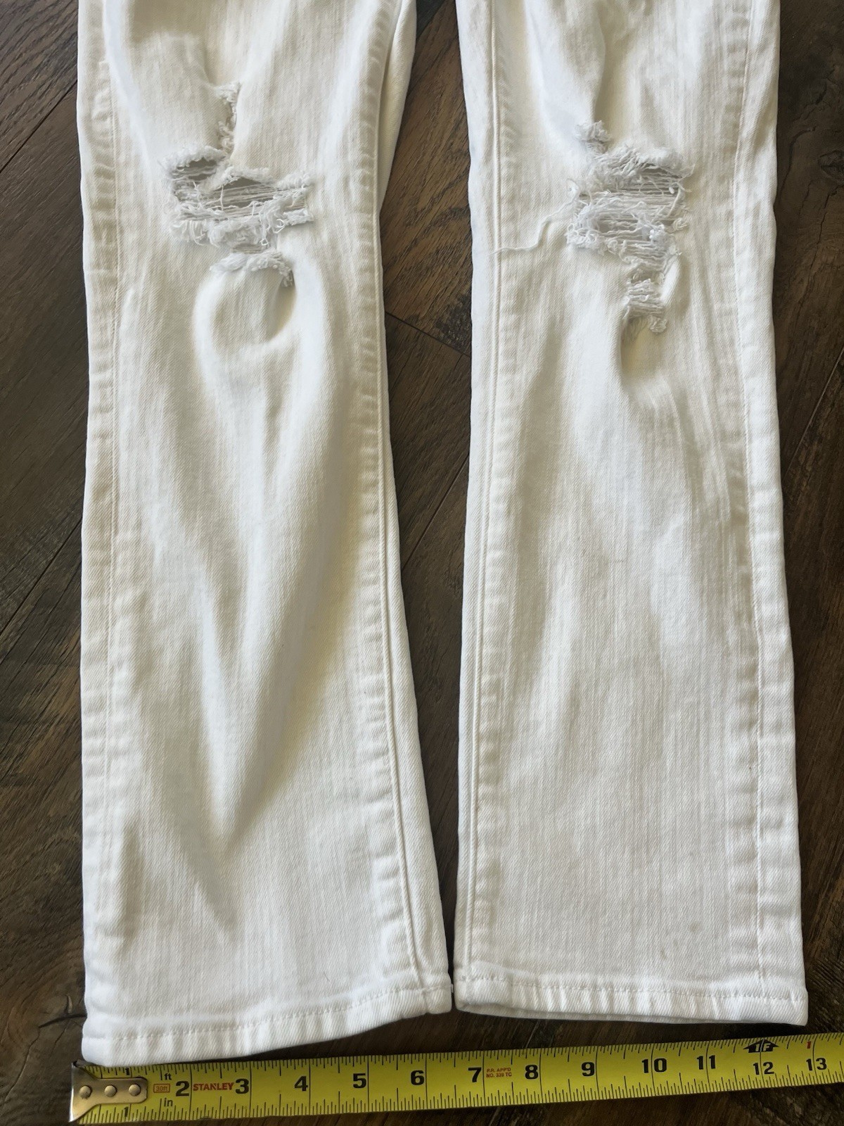 Men’s Abercrombie & Fitch Distressed Rustin Athletic Skinny Stretch Jeans 28×30