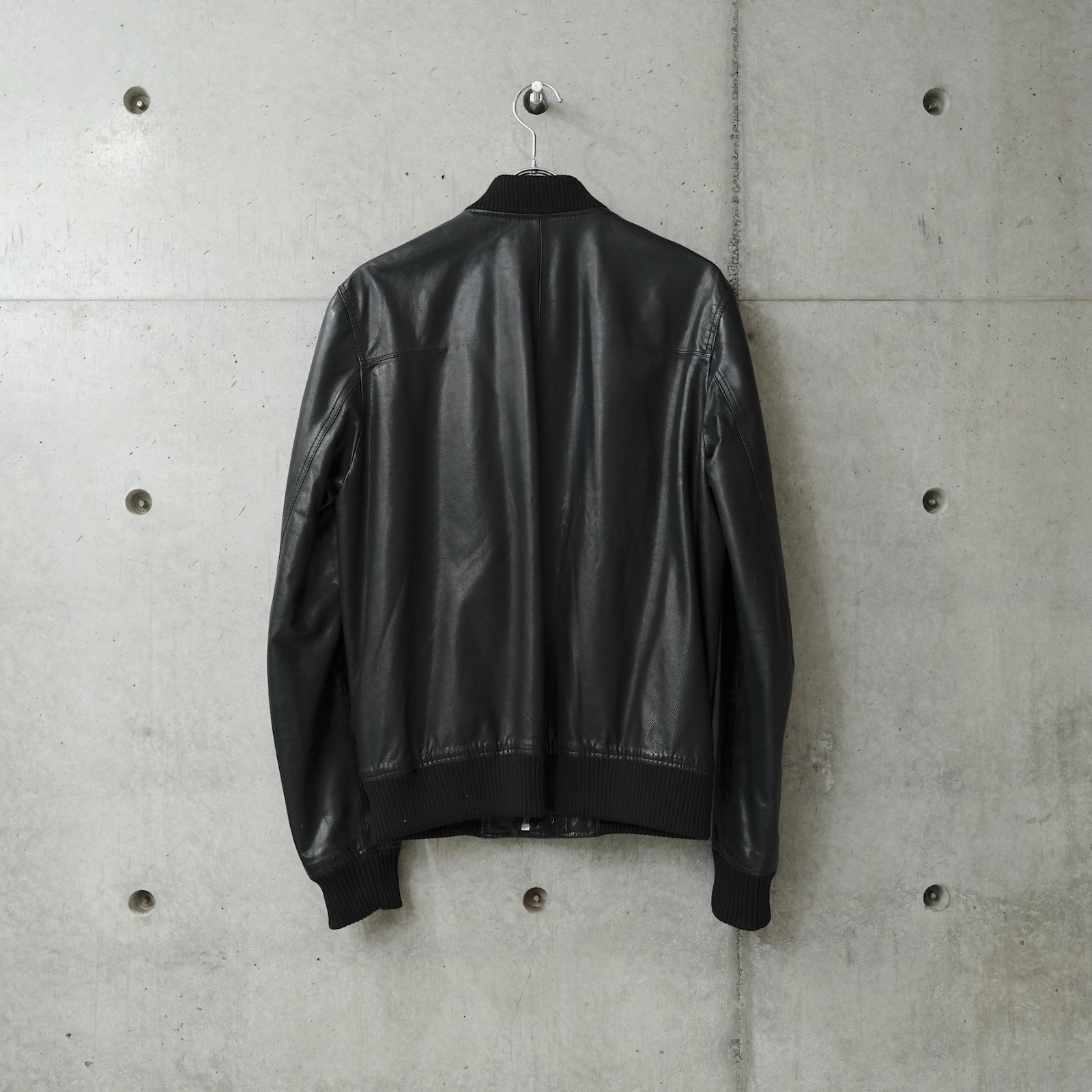 Dior Homme Leather Blouson 48 Black