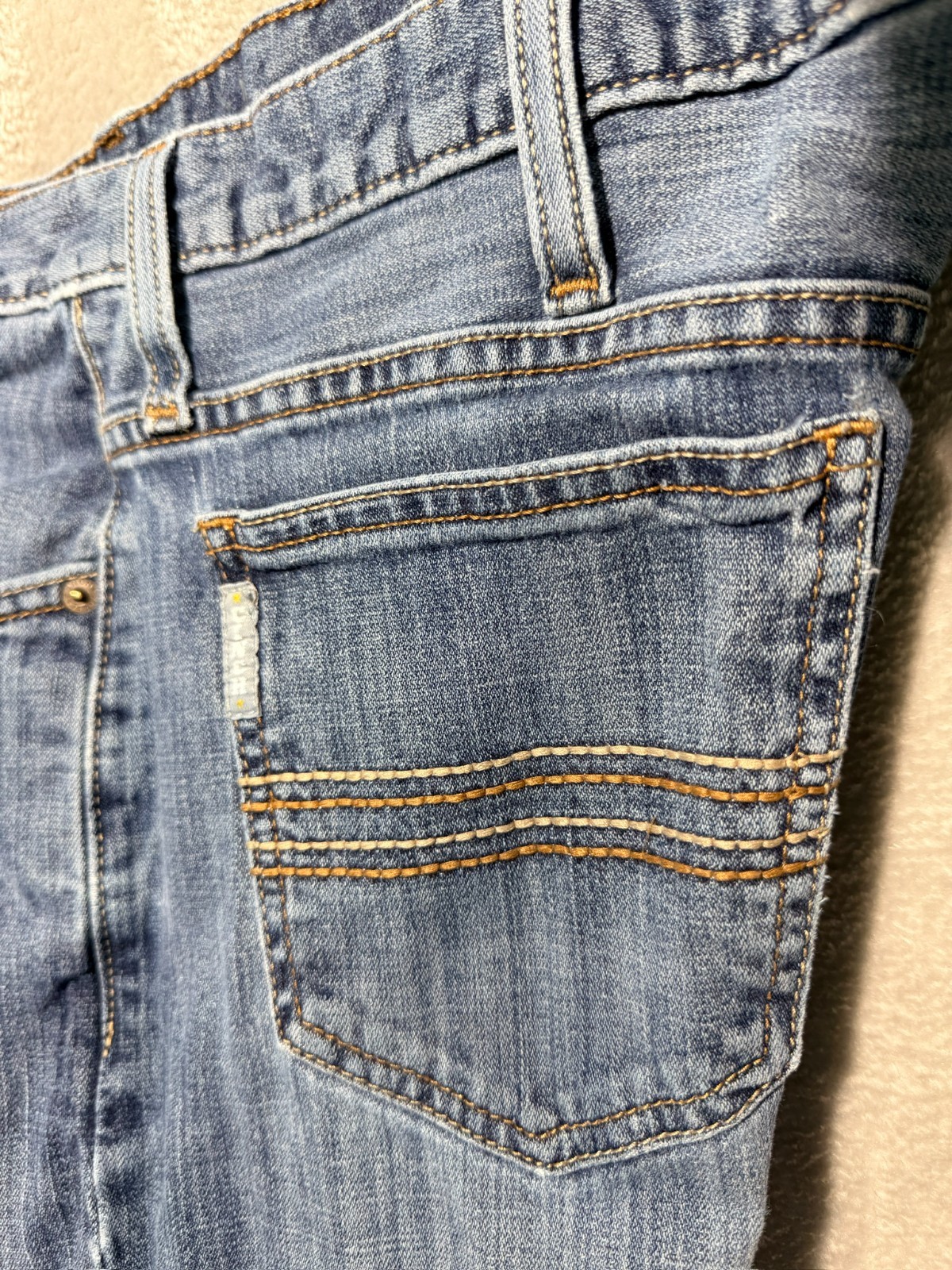 Cinch Silver Label Jeans Blue Straight Leg Stretch Cowboy Ranch Western 34×36