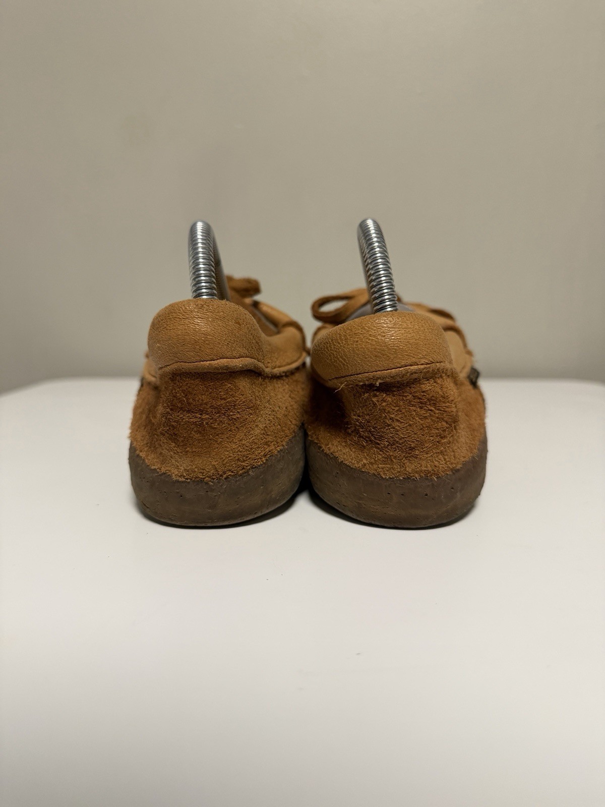 Stager Mukluks Steger Scout Moccasin Suede Leather Chestnut Women’s US 7