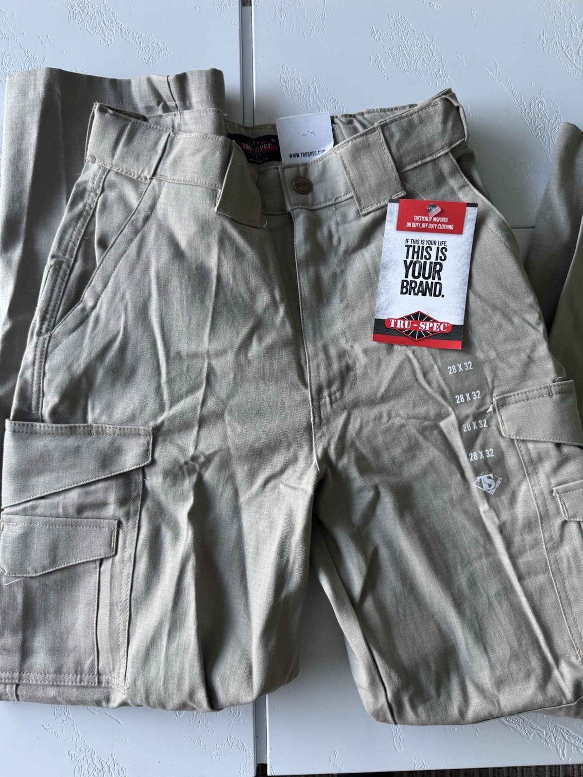 Tru-Spec XFire FR Tactical Pants Khaki 28×32 Flame Resistant 100% Cotton-2 PAIRS