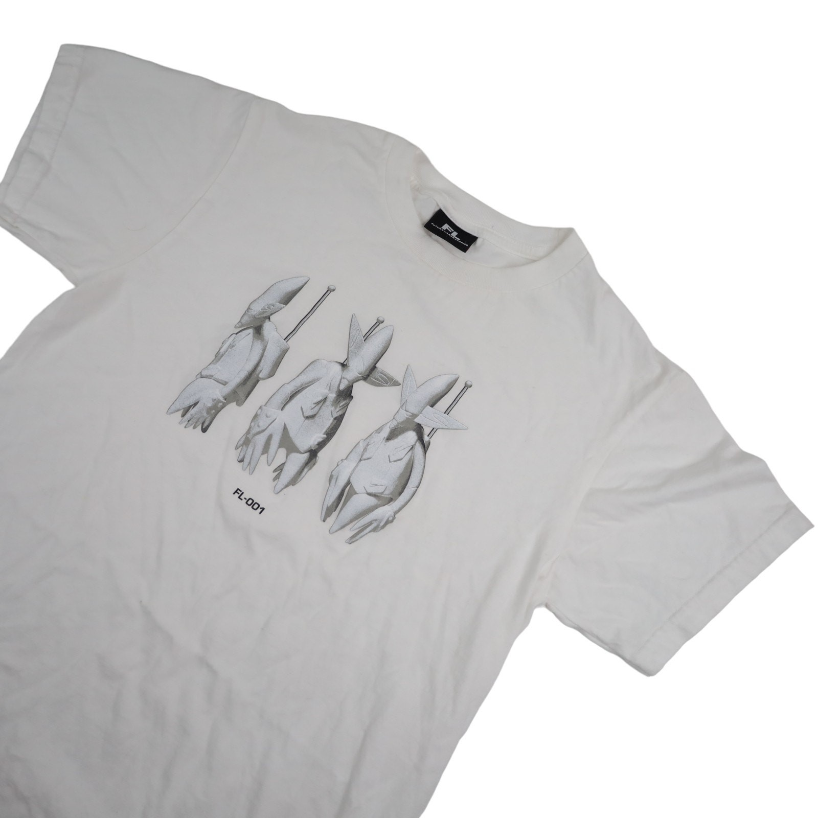 Futura Laboratories FL-001 Mens Small Graphic T Shirt White