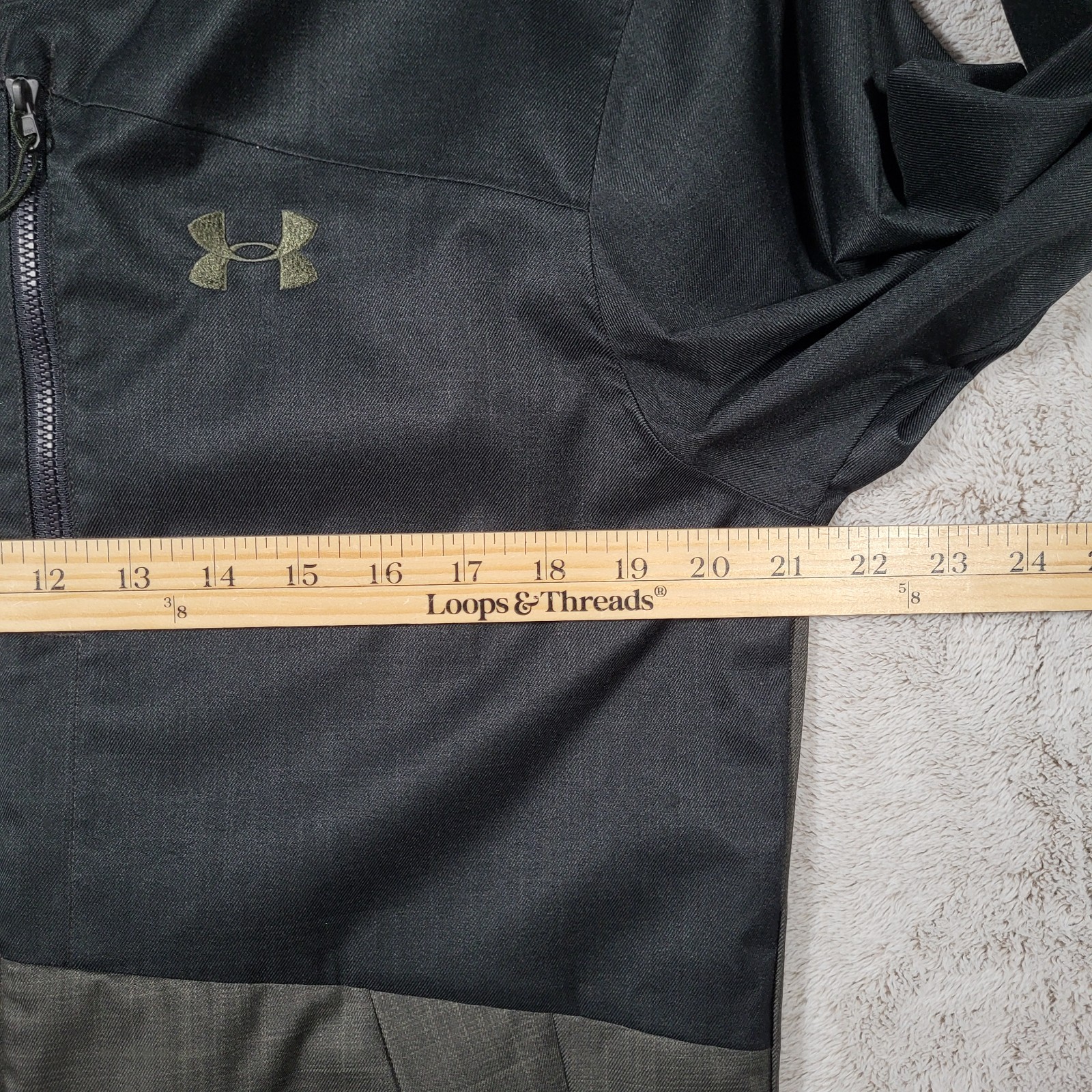 Under Armour Porter 3-in-1 Jacket Mens S Green Outdoor Fleece Lined Soft Shell