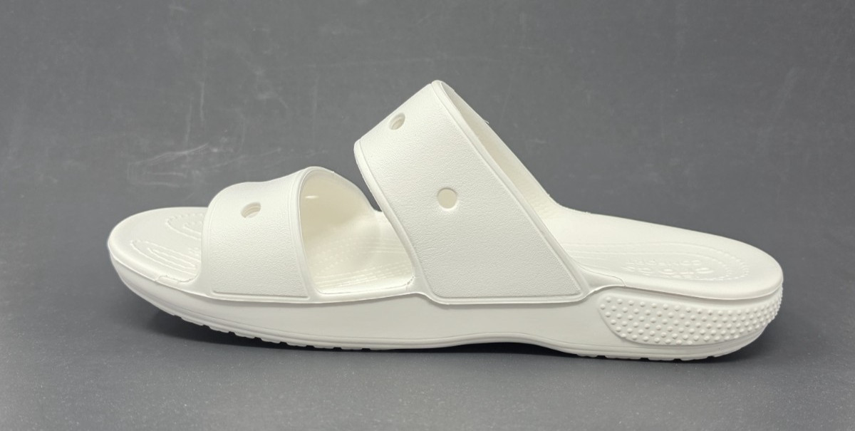 Crocs Classic Two Strap Slide White Men’s 10/Women’s 12 New