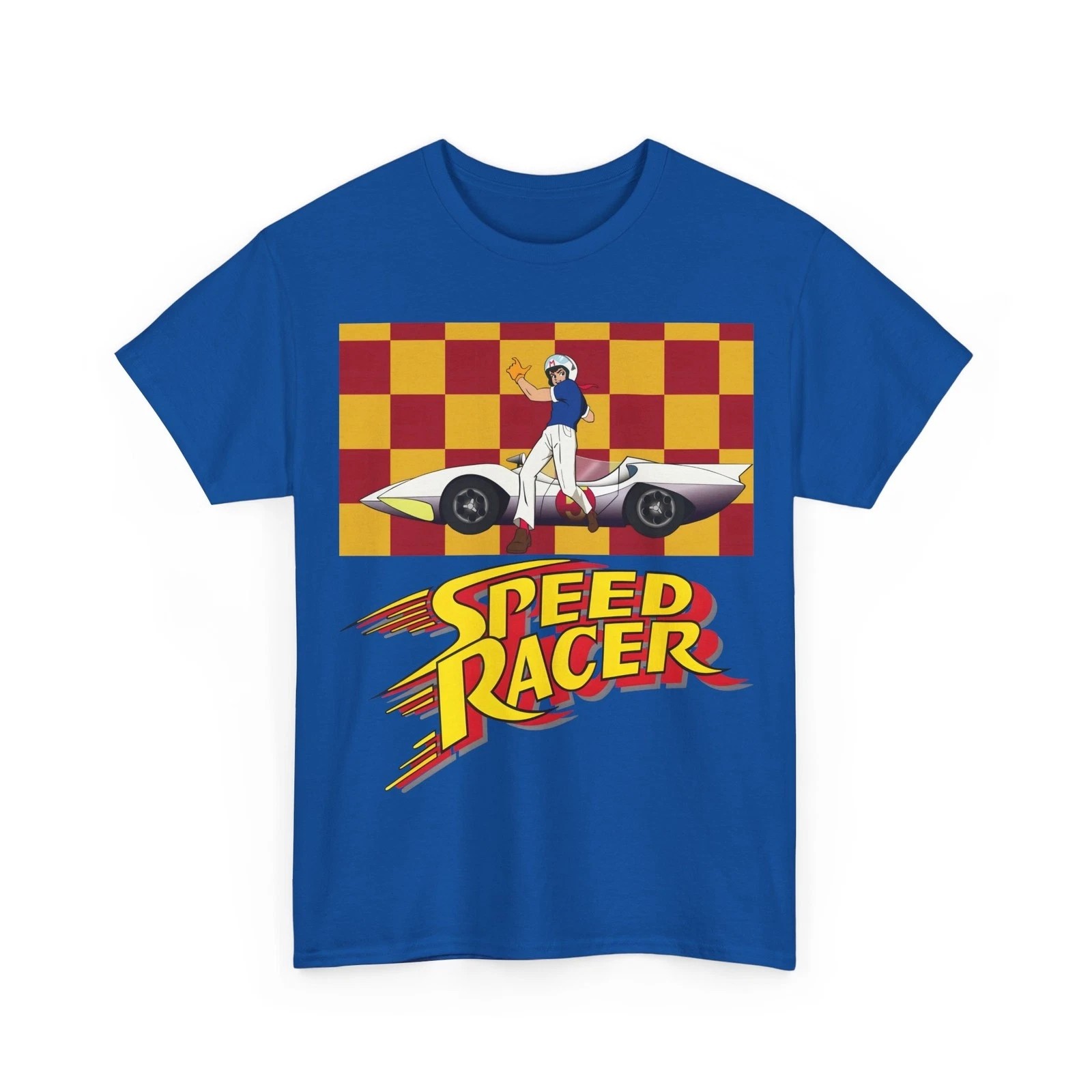Speed Racer 1967 68 T Shirt animation family Japan Manga Car Mach 5 60s