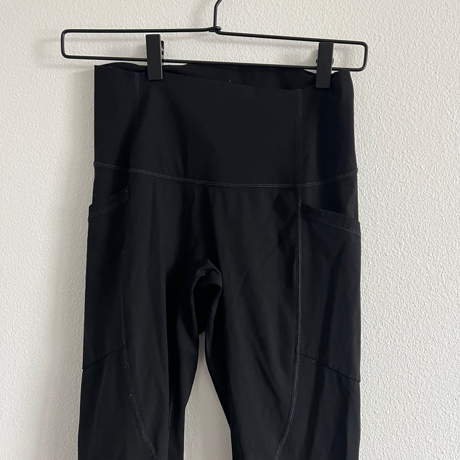 Everlane The Perform Black High-Rise Side Pocket Legging S Soft Sport Clean Girl
