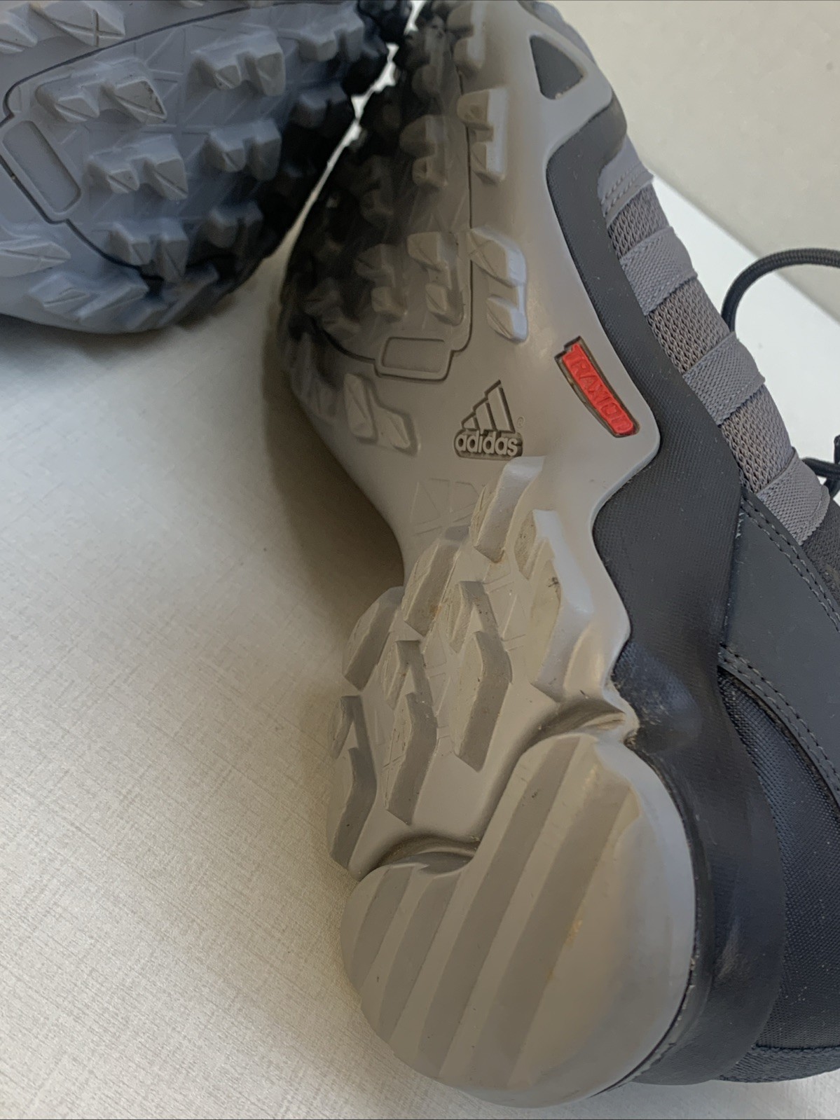 Adidas Terrex AX2R Men’s Shoes Size 10.5 Gray Black Hiking TRAXION