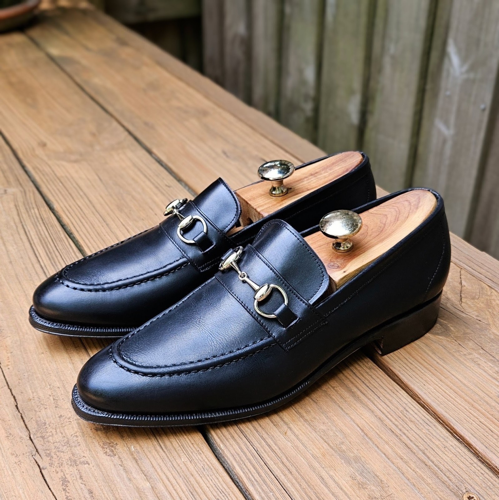 Meermin Horsebit Loafers Black Calf Size 10 D US 114678 $230 WORN 2X!