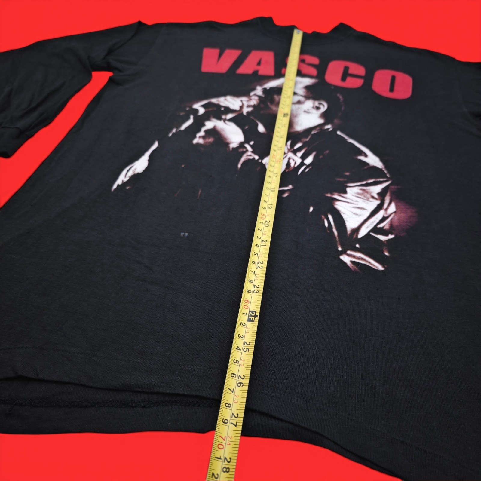 Vasco Rossi 1999 Rewind Tour 90s Vintage Single Stitch LS T Shirt Size L