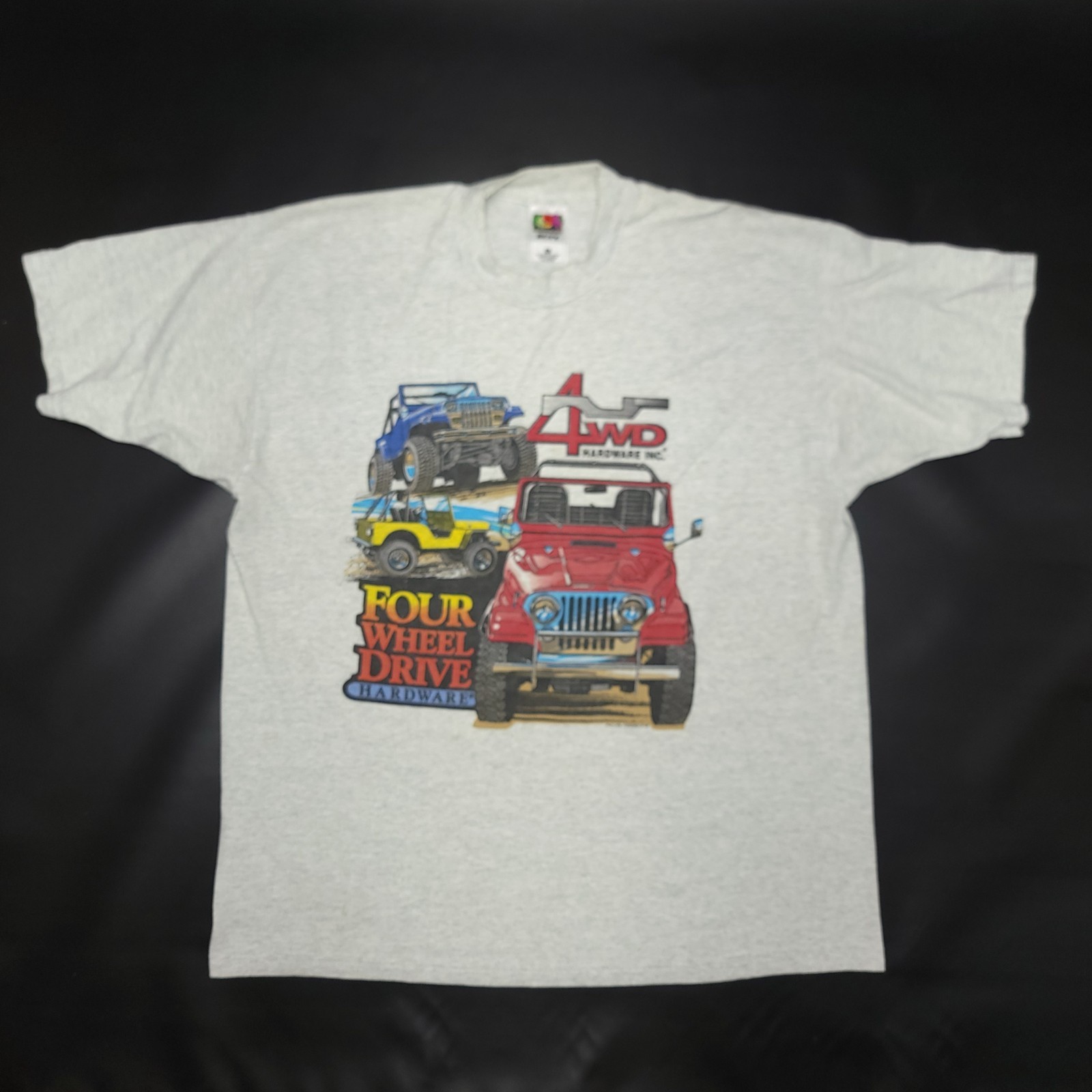 Vintage 80s 90s Kaiser Jeep Four Wheel Drive 4×4 Shirt Mens Size XL