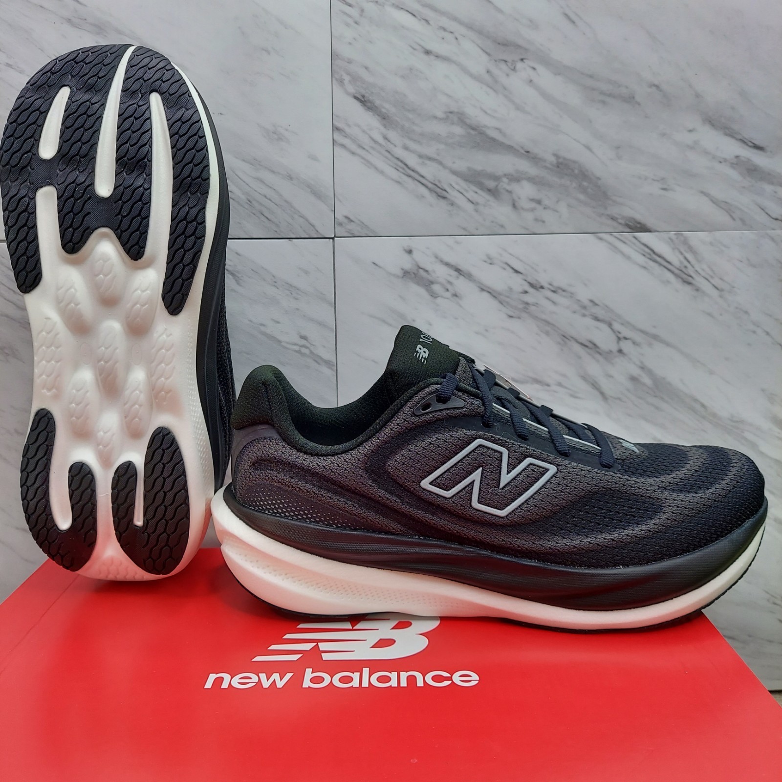 New Balance 1080 v15 Black Slate Grey Women’s Size 7 Running Shoes W1080815 NIB