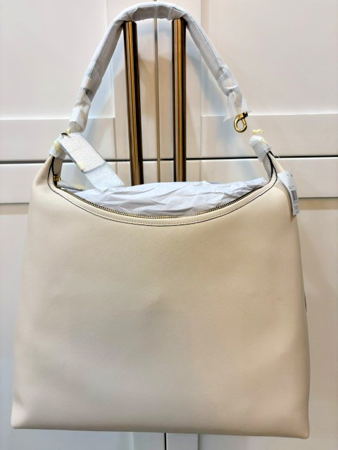 COACH Juliet Large Leather Shoulder Bag 38 CY817 B4/HA B4/CHALK