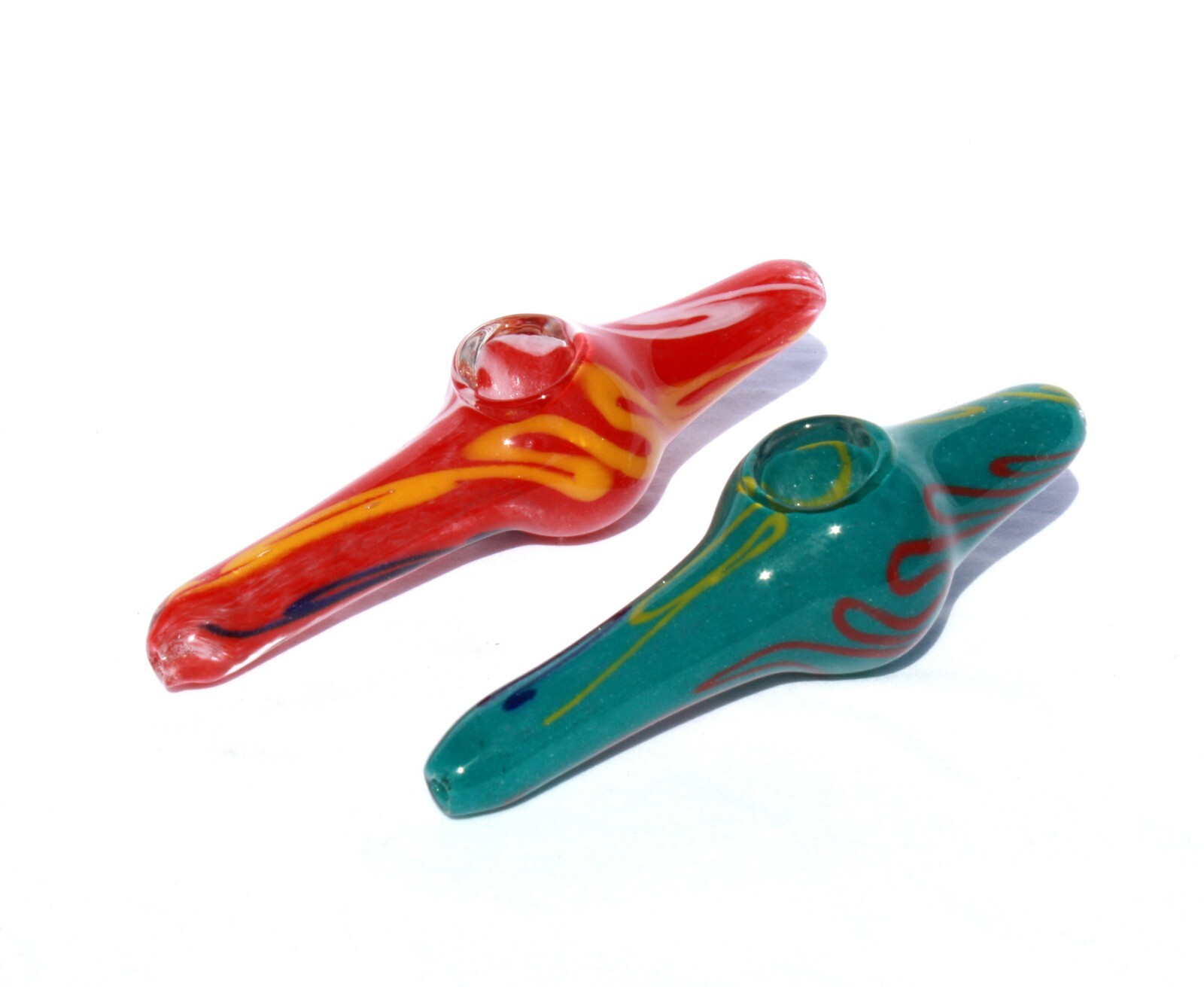 OLIVIA 4.5″ LONG HEAVY GLASS SPOON PIPE TOBACCO SMOKING 1 3 6 12 LOT PGS007