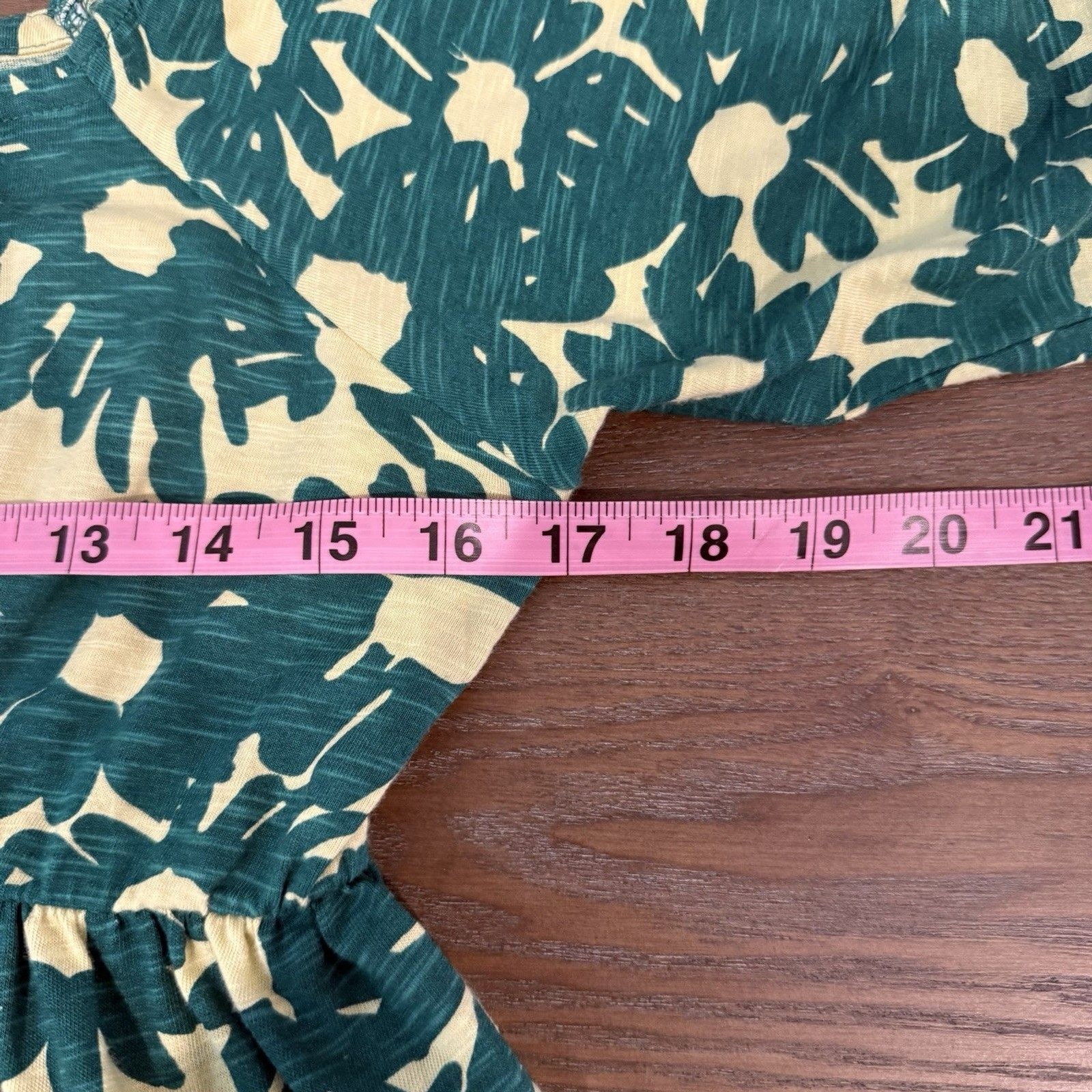 Known Supply Bowen Dress Sz S Organic Cotton Stretch Floral Boho Pockets Soft