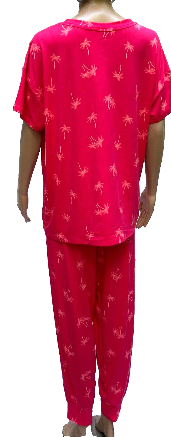 Joyspun Women’s Soft Pajamas Short Sleeve Long Bottoms 5 Variations Plus, Reg Sz