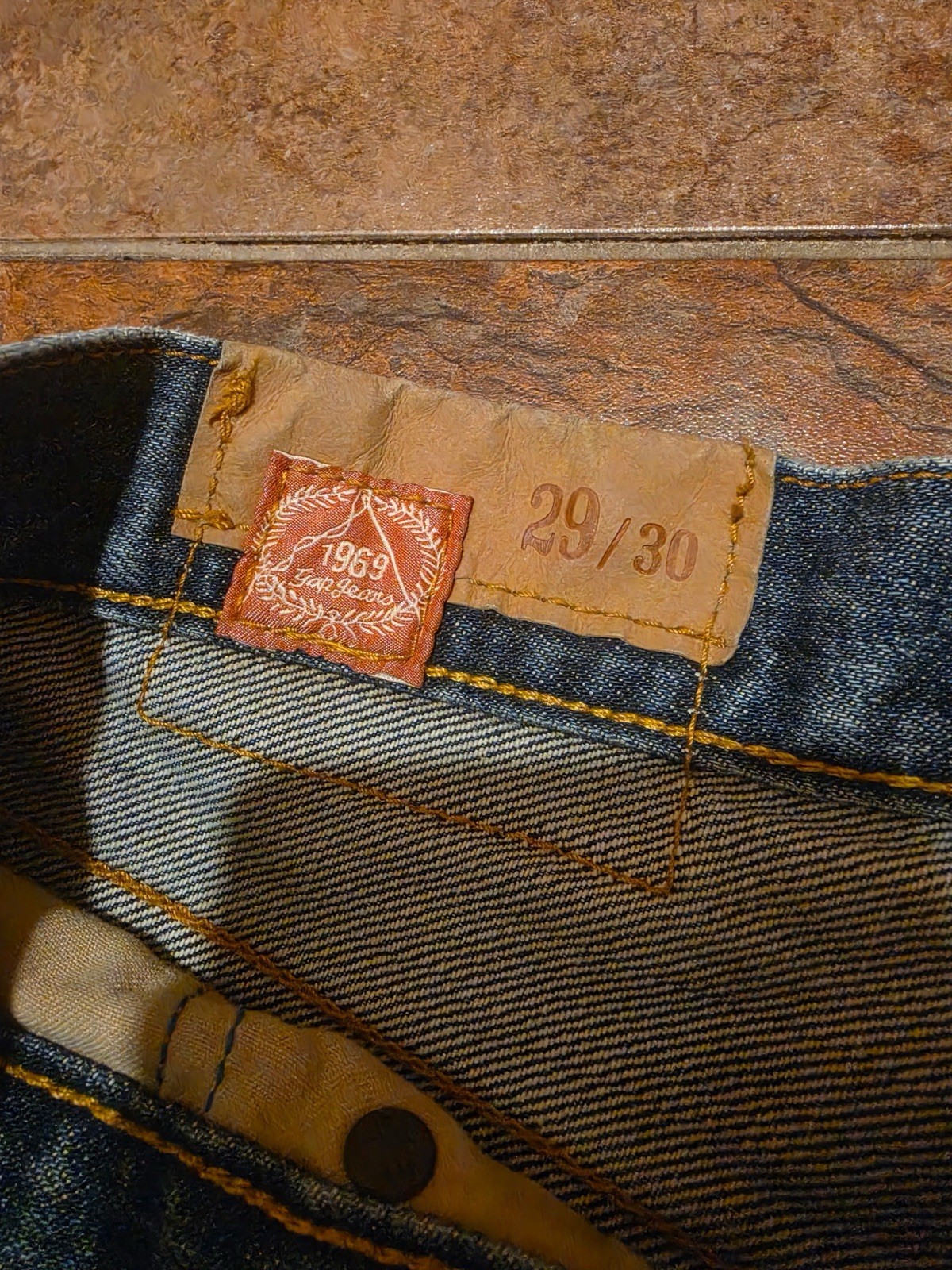 Y2K Gap 1969 Men’s Easy Fit (Size 29/30) Straight Blue Denim Jeans Cotton