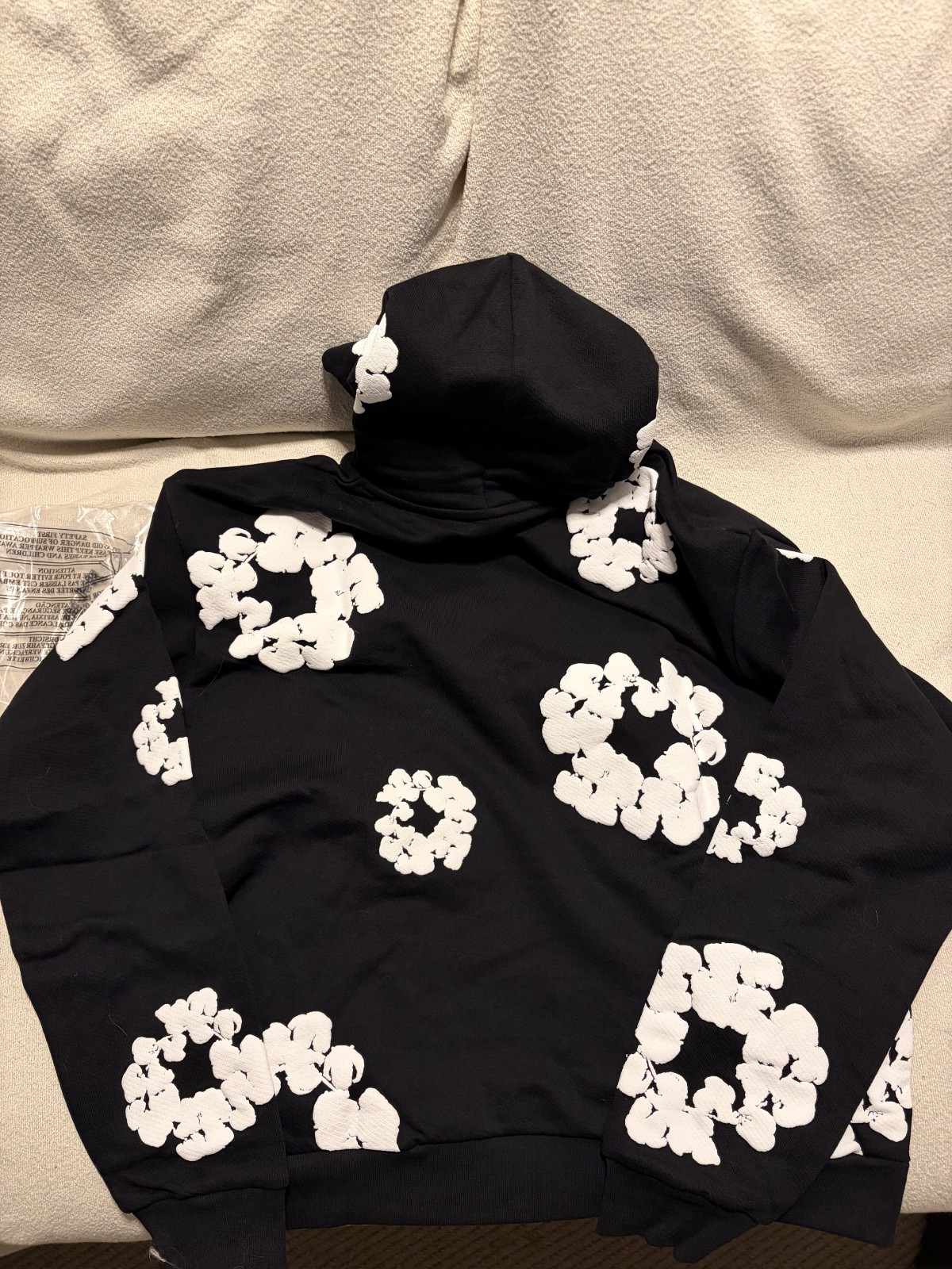 NEW Denim Tears The Cotton Wreath Sweatshirt Hoodie Black Size S-XL AUTHENTIC