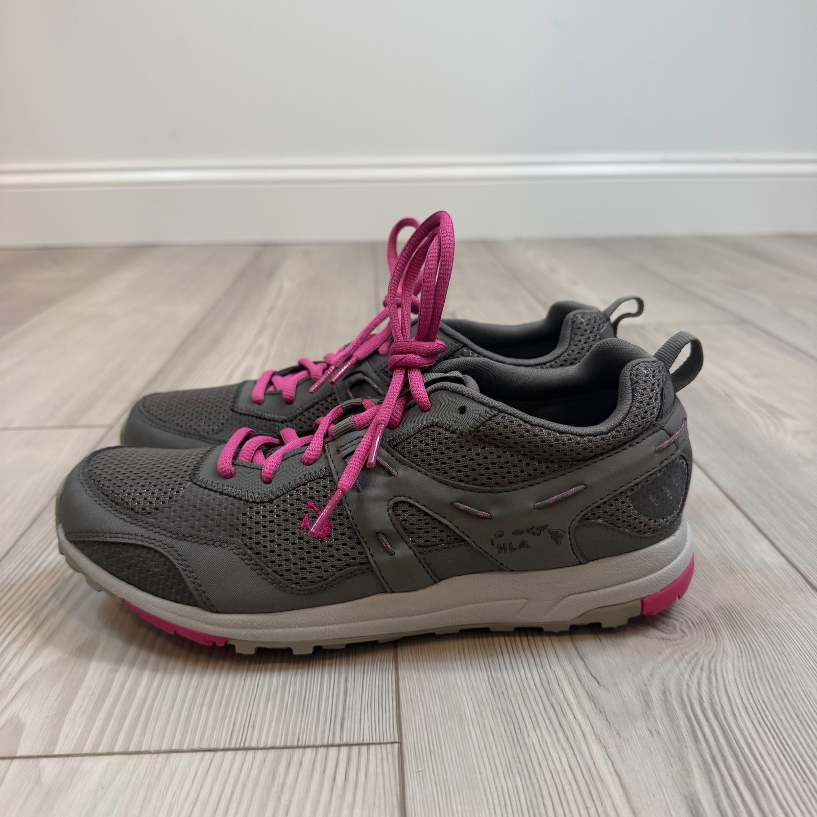 NEW OluKai Kiai Trainer II 9 Charcoal Orchid Pink Mesh Running Shoes 20194-262X