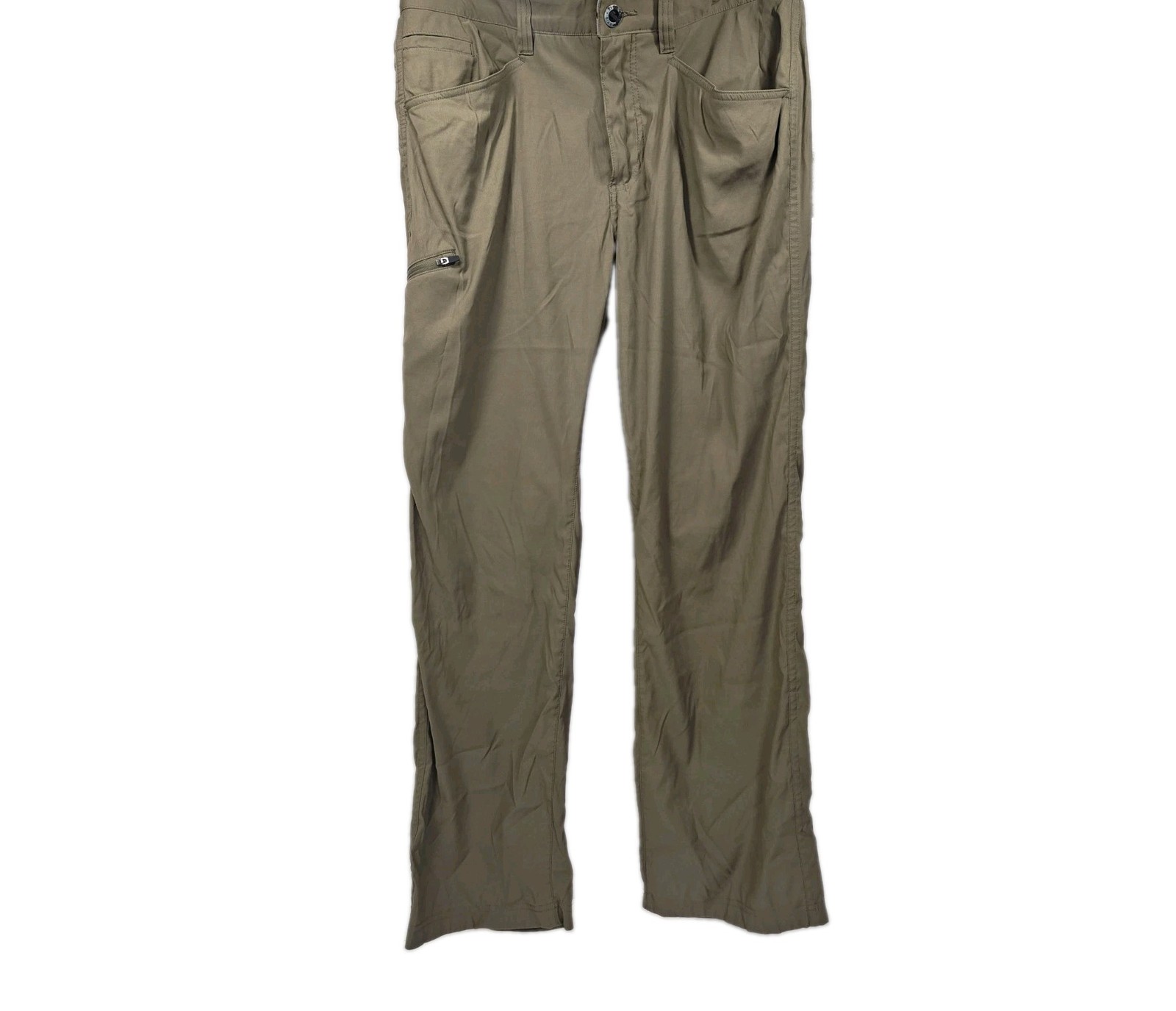 Orvis Trek Pants Mens 34×30 Green Stretch Nylon Water Repellent Hiking 1525905