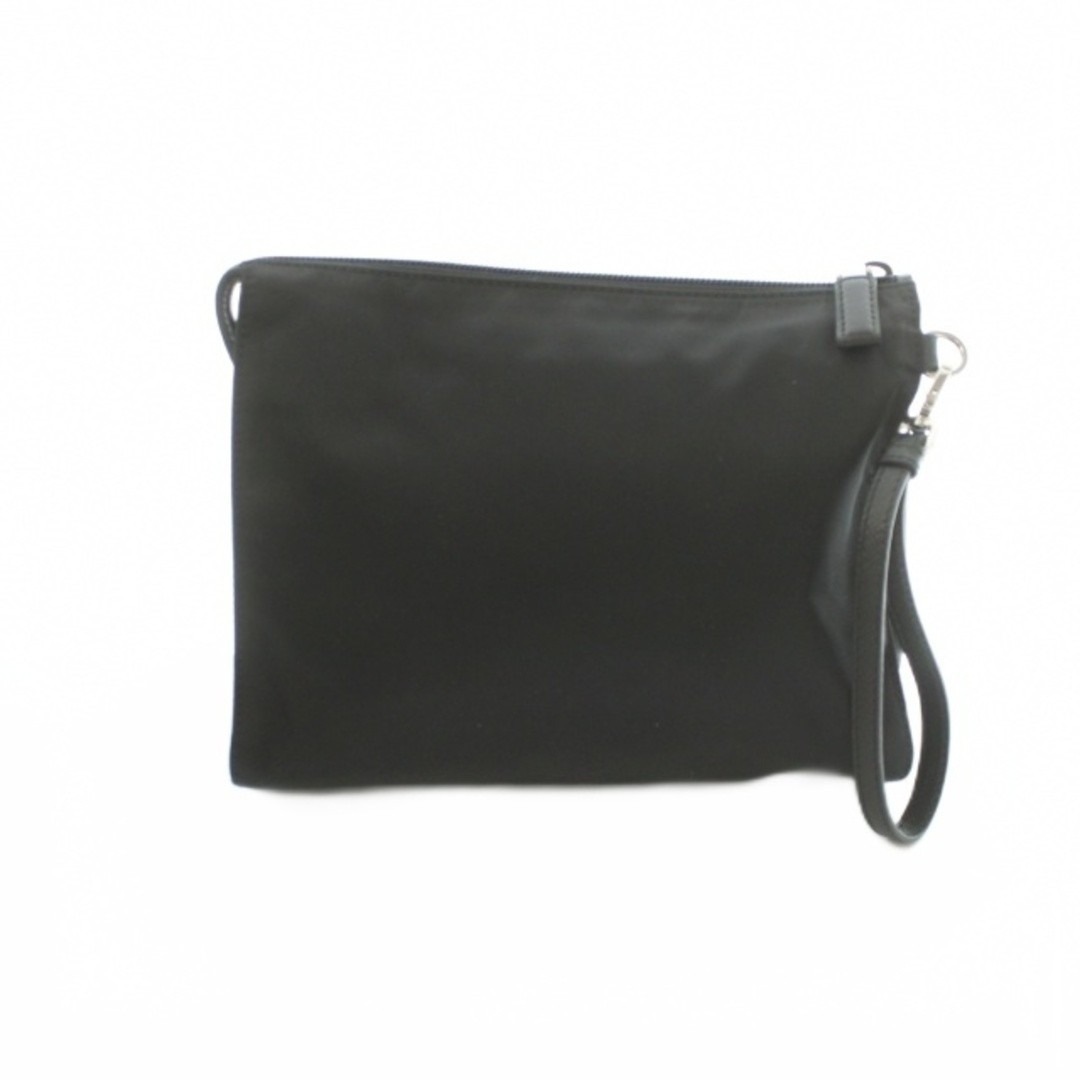 Prada Clutch Pouch Nylon Second Bag TU Black 2ne789 MI Used c0b1aaf8b35f1e3ee497