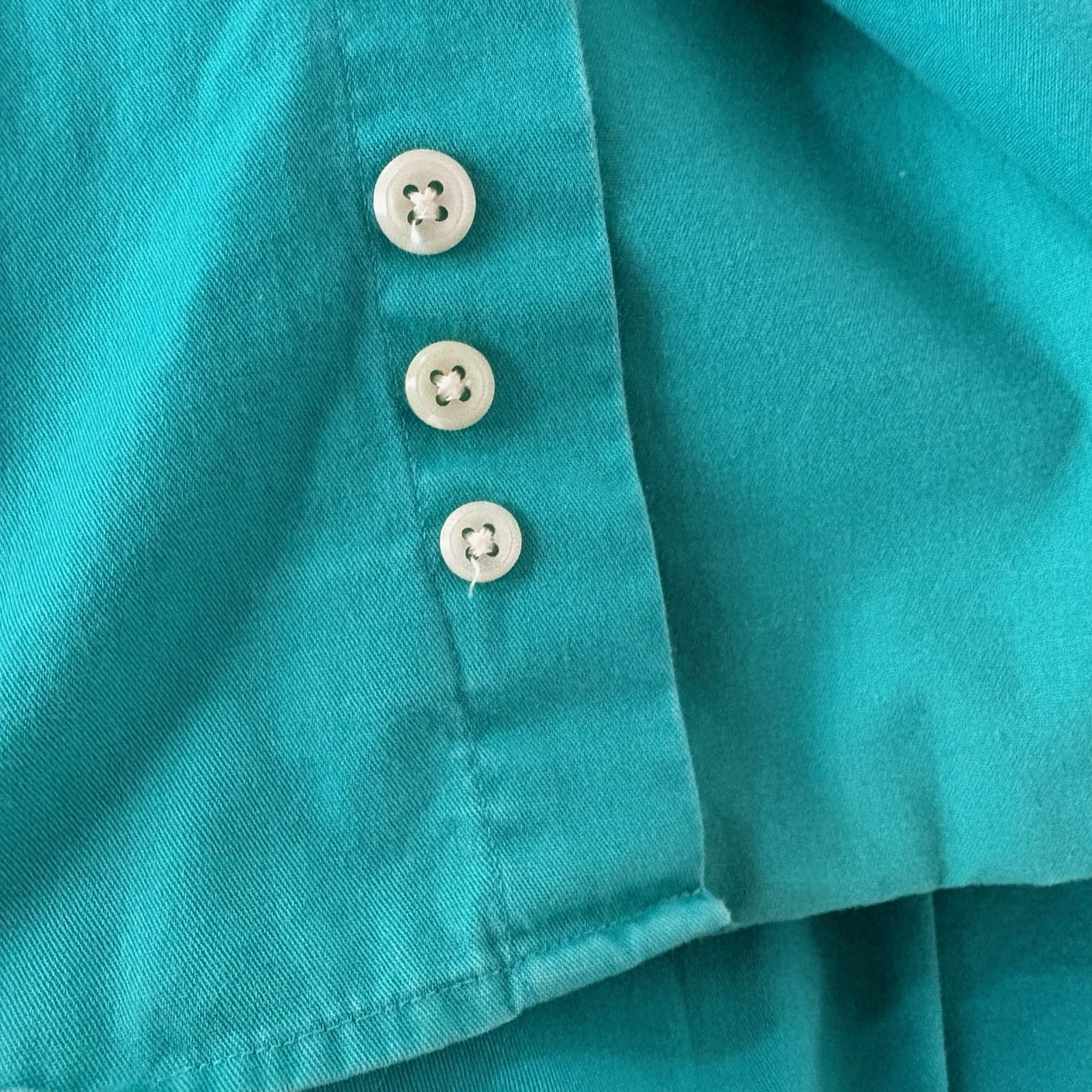 Vtg Norsport Men XXL Tall Teal Shirt Sailboat Retro Preppy Logo Embroidered (813