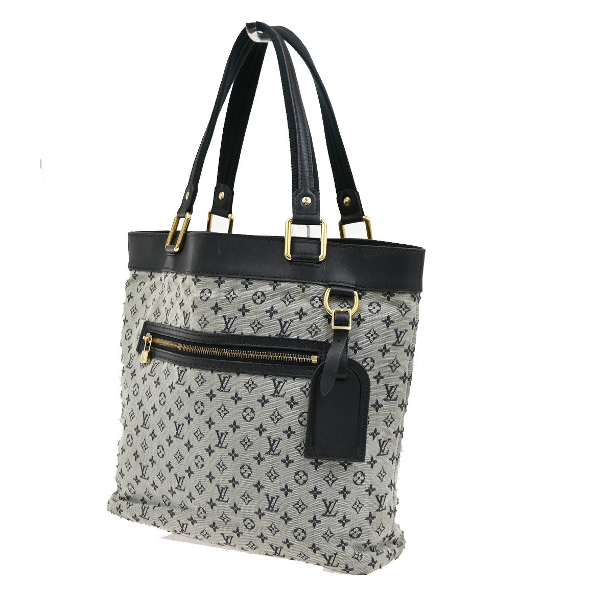 LOUIS VUITTON LV Logo Lucille GM Hand Bag Monogram Mini Canvas M92675 32CB001