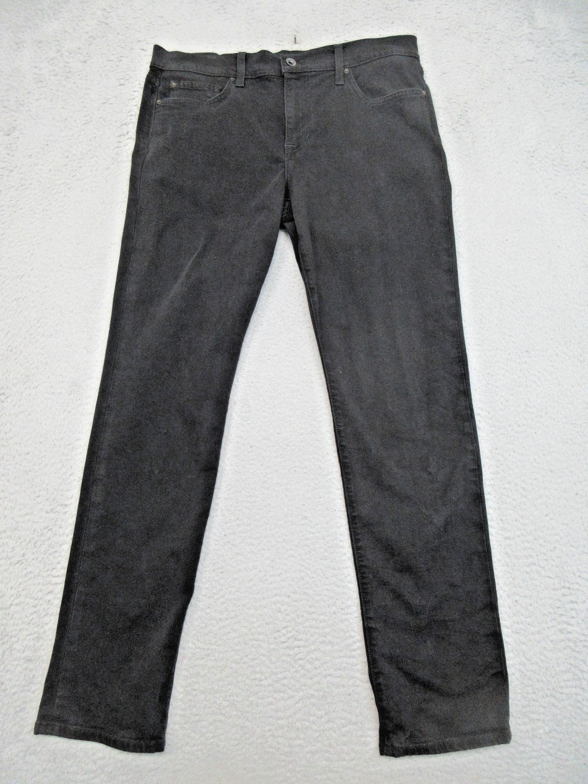 Joes Jeans The Brixton Straight Narrow Mens 34×32 Black Stretch Denim Dark Wash