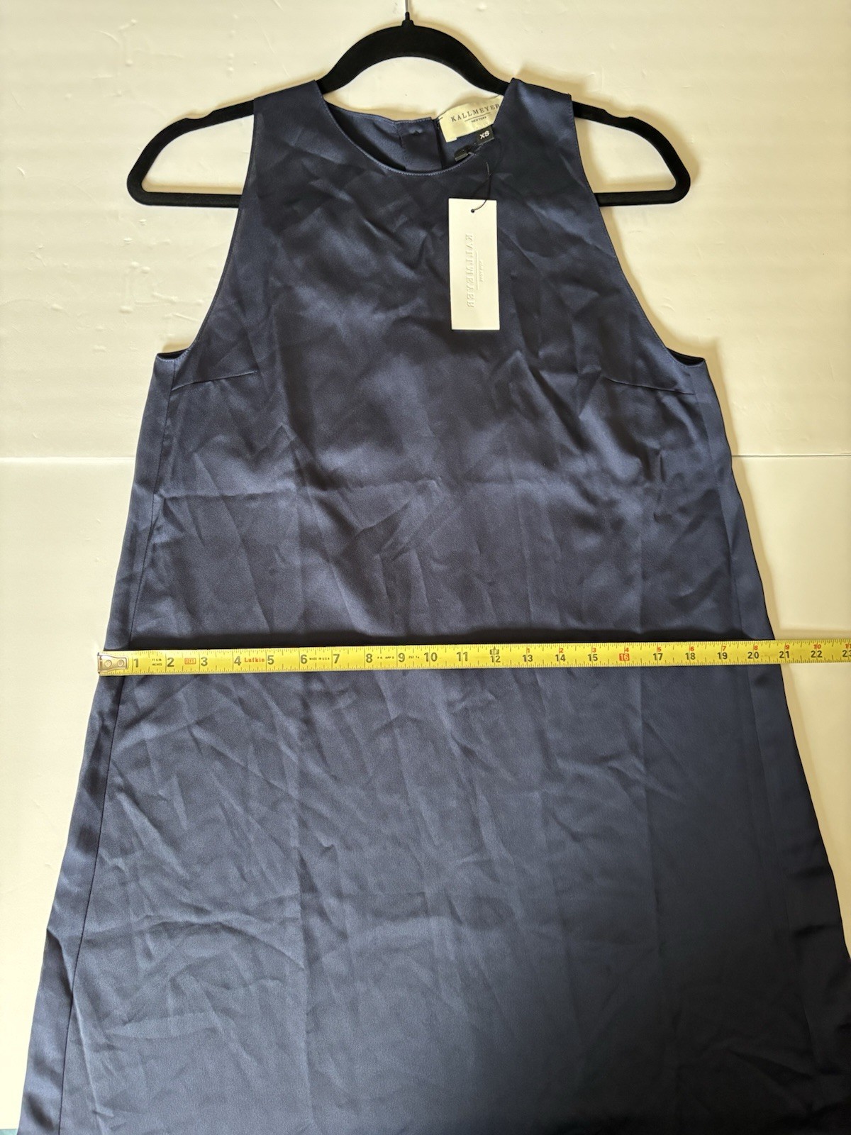 Kallmeyer NY Navy Blue Sleeveless Maxi Dress XS New With Tags. Offers Welcome