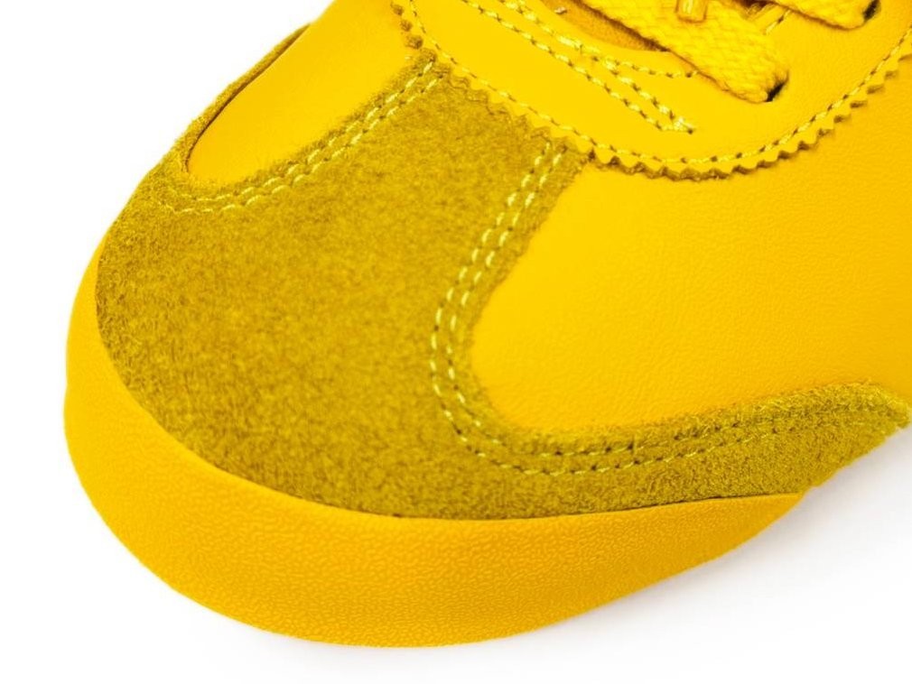 Onitsuka Tiger Mexico 66 Yellow Black Leather Sneakers Shoes Unisex w/ Box