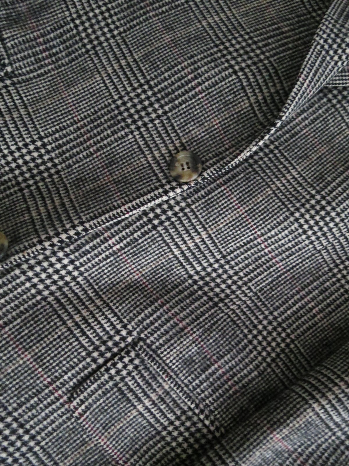 VTG Brooks Brothers EST 100% camel Hair hounds tooth check sport coat 42 L