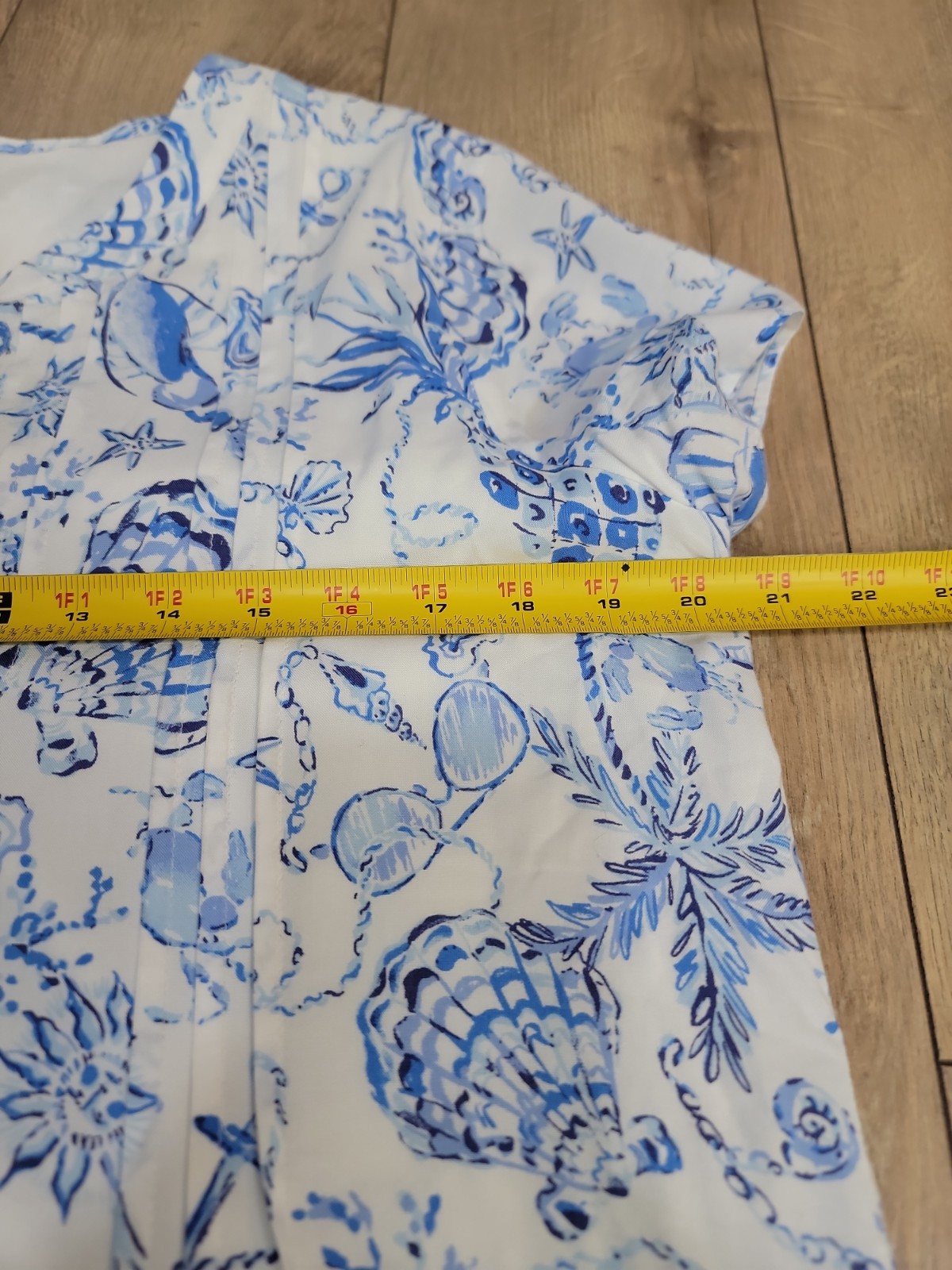 Lilly Pulitzer Natalie Tunic Dress Cover Up Medium Resort White Button Front