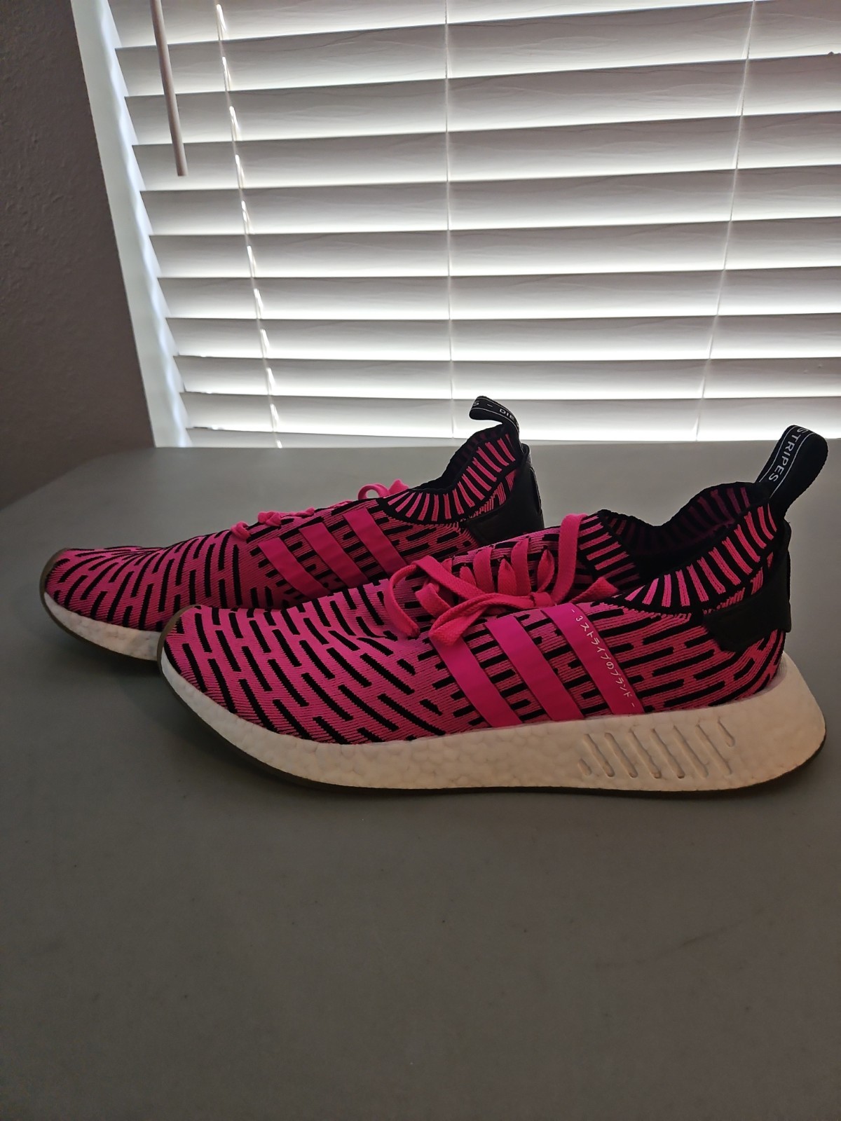 Adidas NMD_R2 Primeknit “Japan Pack” Shock Pink/Shock Pink/Core Black Size 12.5
