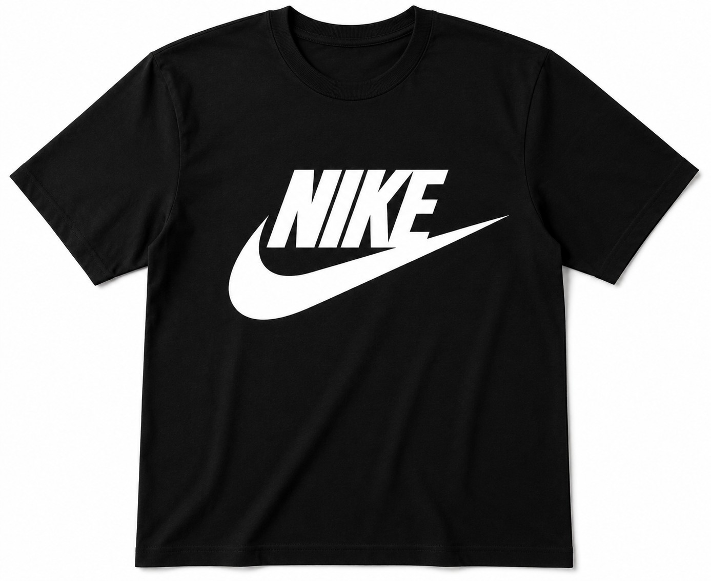 Nike Men’s T-Shirt Athletic Logo Swoosh Printed Active Short Sleeve Tee