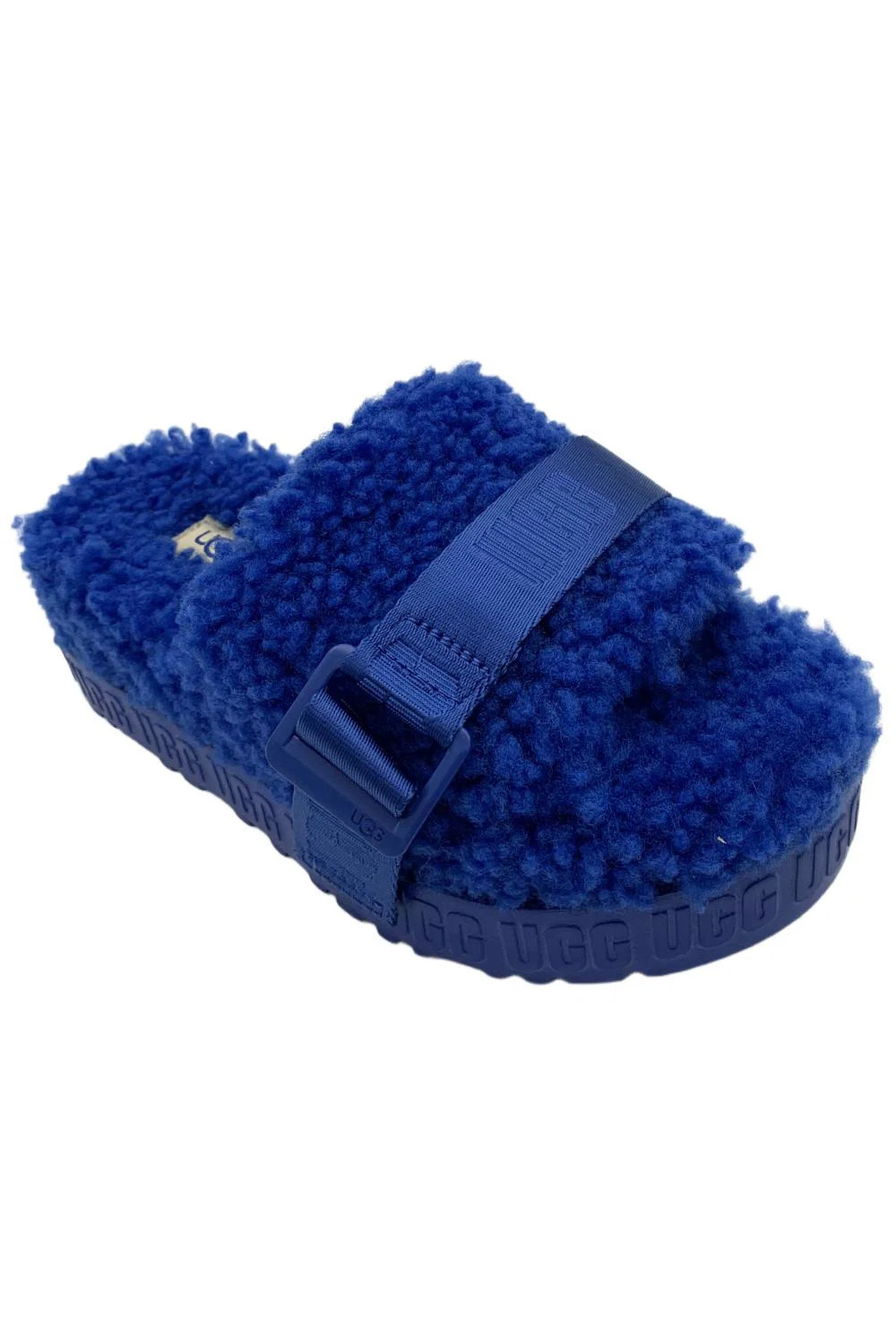 UGG Women’s Fluffita Slide Sandal Cobalt Blue