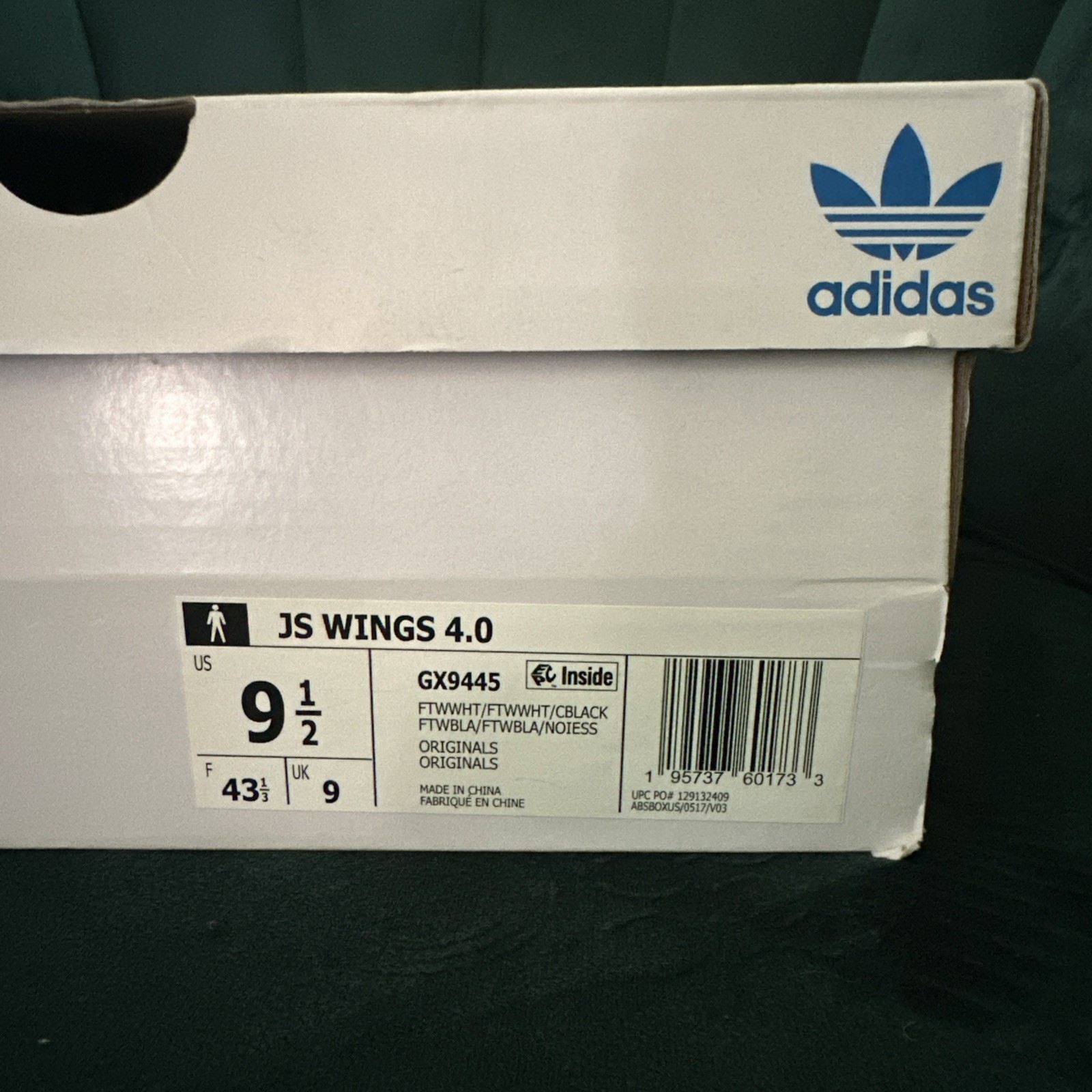 Adidas + Jeremy Scott KS Wings 4.0 White Men’s Size 9 1/2 With Box