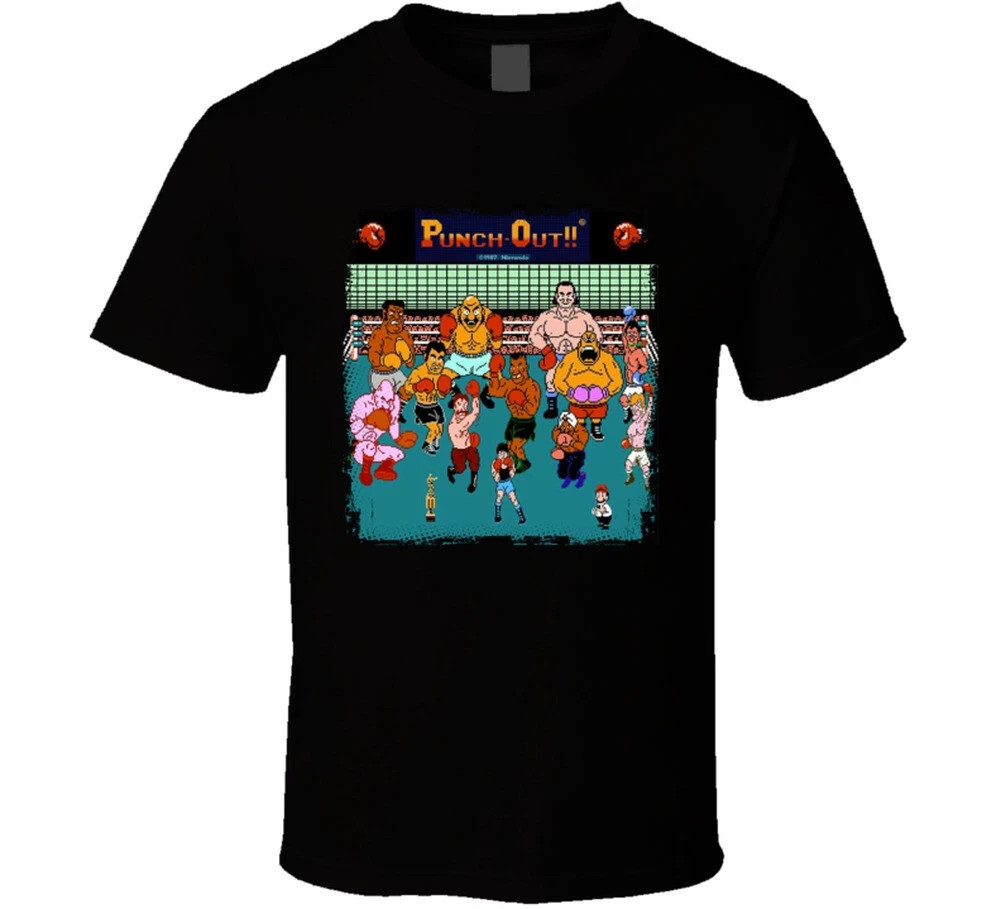 Mike Tyson’s Punch Out Characters Retro Boxing Game T-Shirt