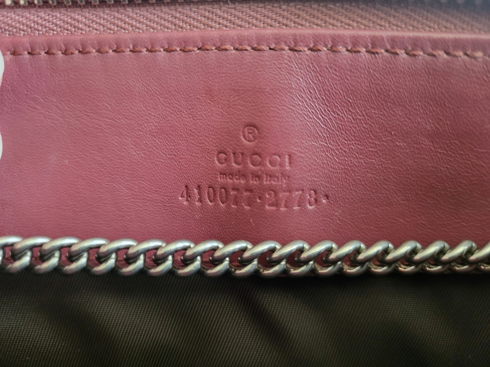 Gucci Rose GG Supreme Canvas Blooms Zip Pouch