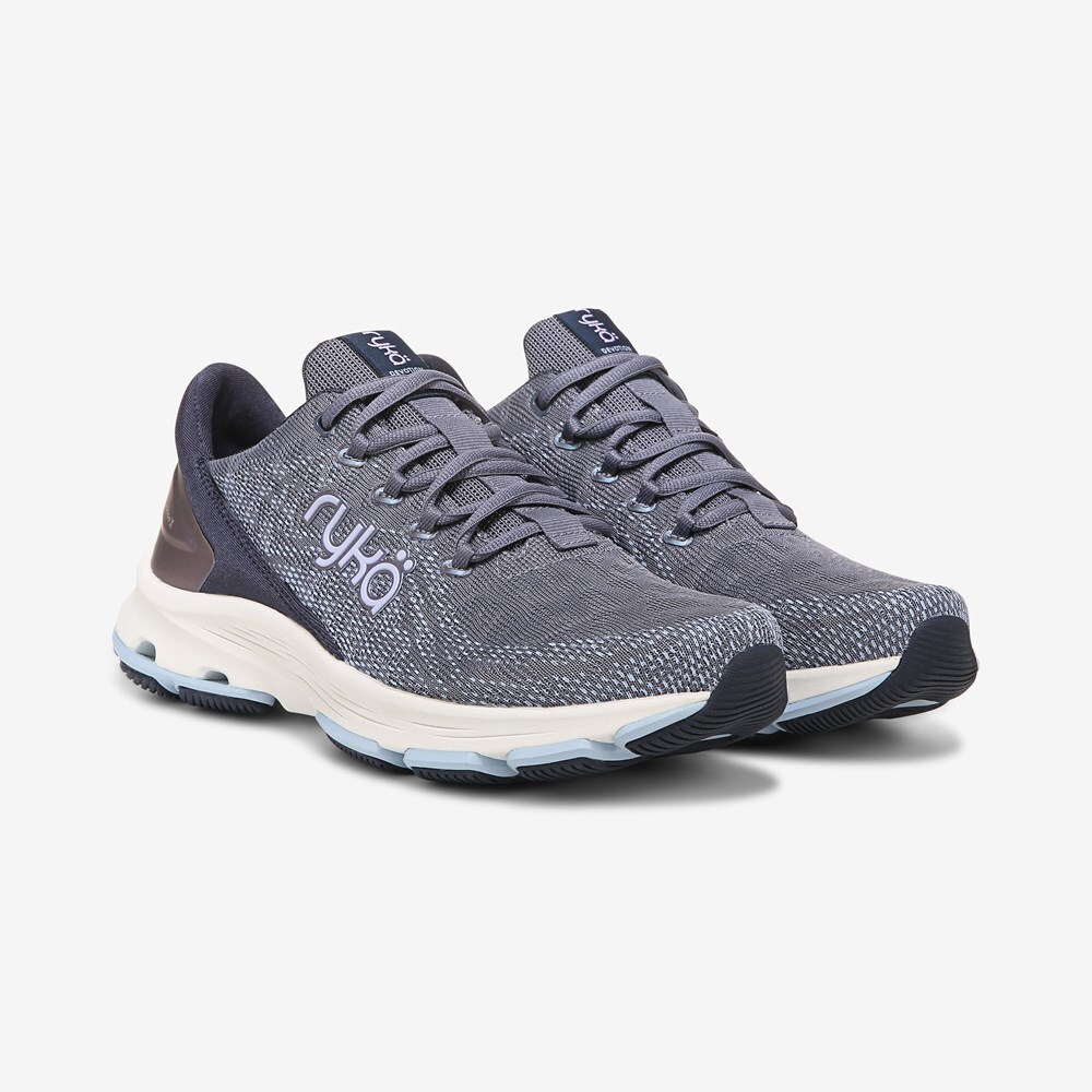 Ryka Women’s Devotion X Comfortable Walking Shoe, Folk Blue, Size Options