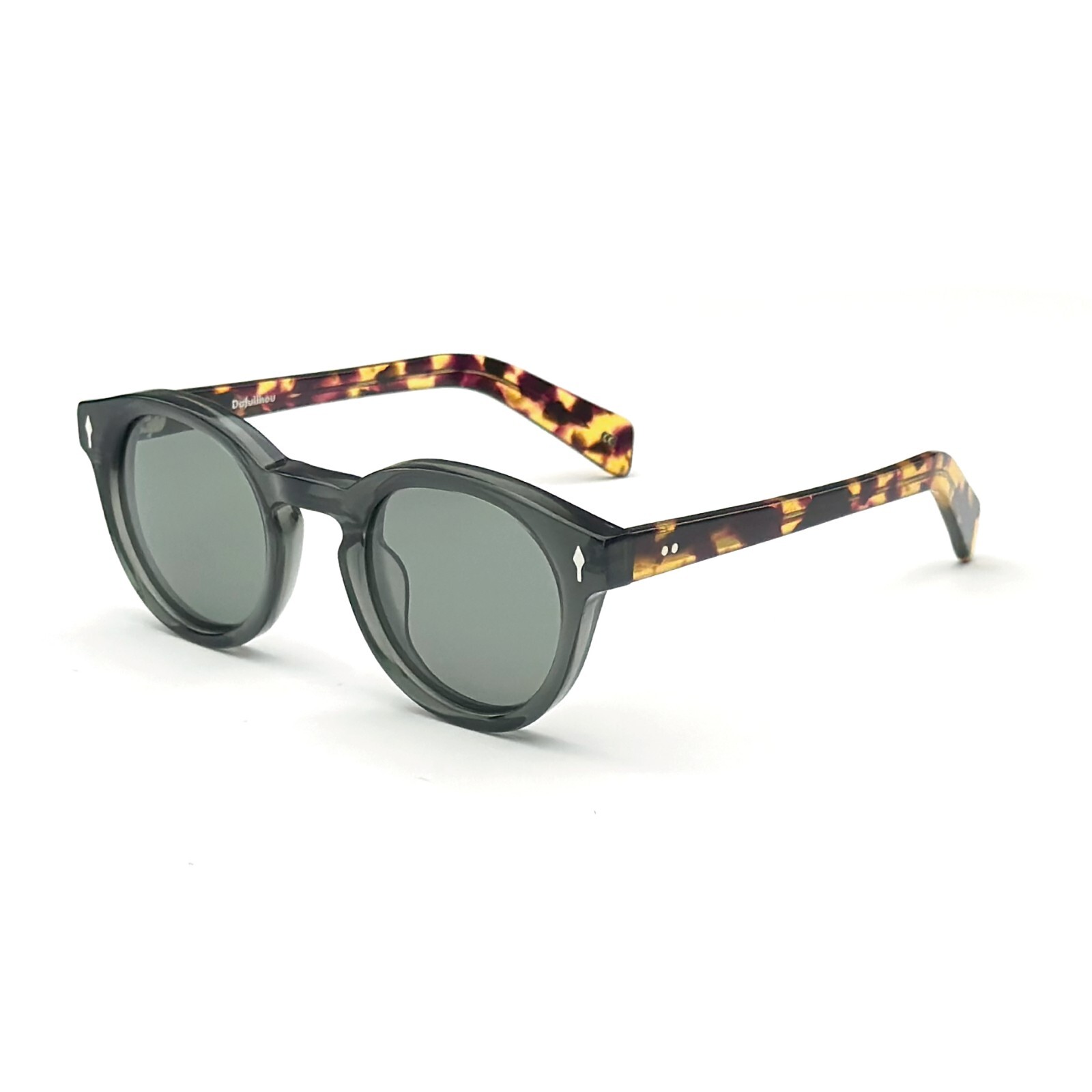 Dafullhou Round Polarized Sunglasses For Women Men UV400 Retro Eyewear Shades