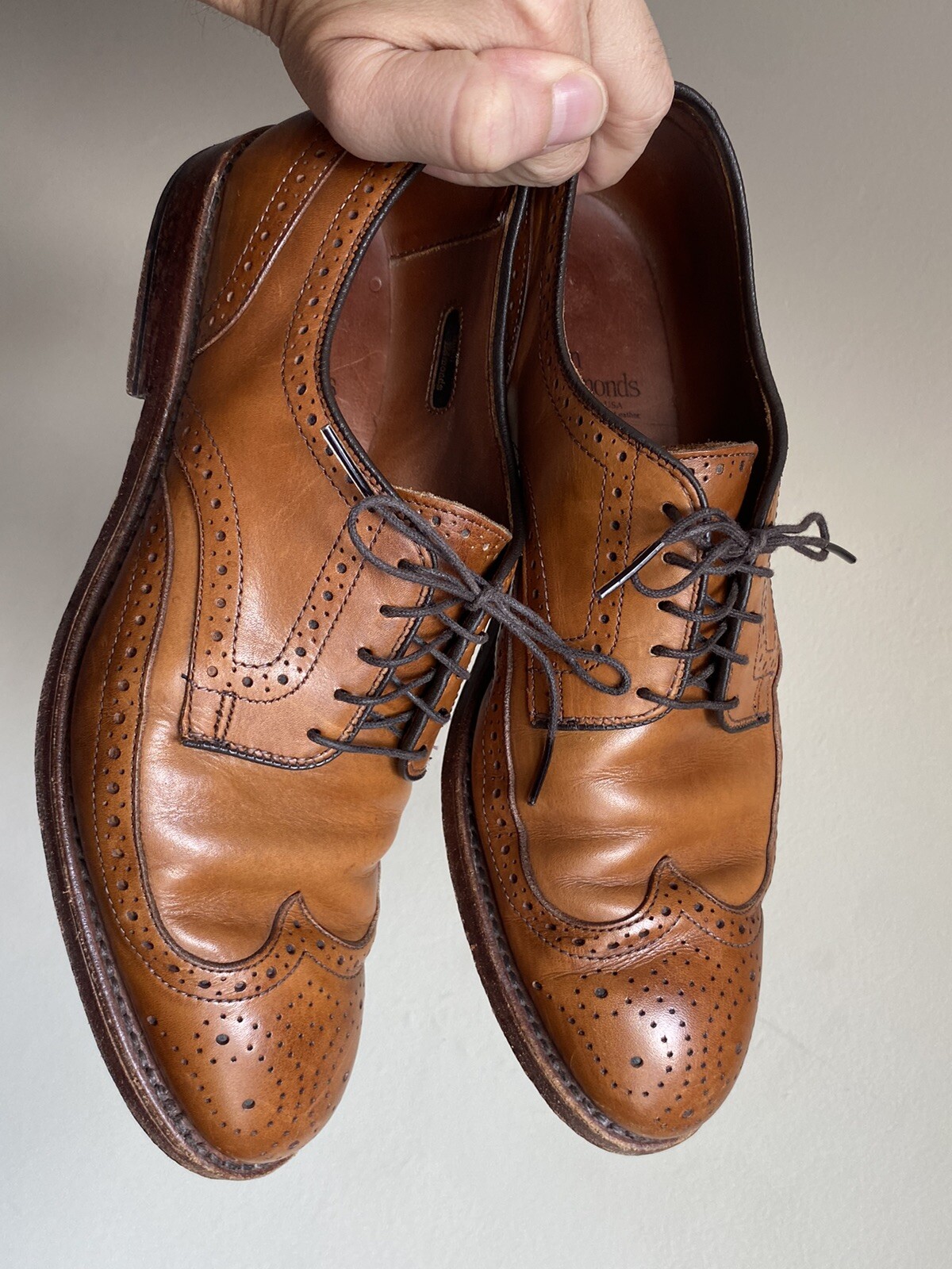 Allen Edmonds Player’s Shoe 8.5 D Walnut Brown 9752 Made In USA