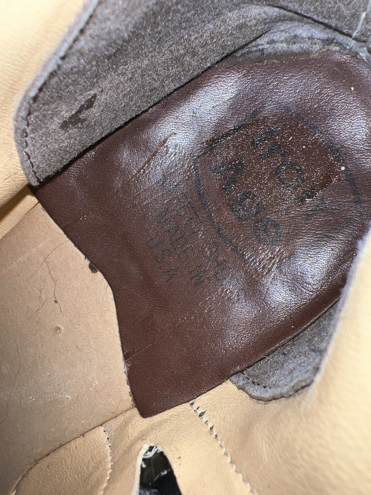 Vintage 90s Iron Age Steel Toe Side Zip Work Boots USA Brown Leather Wide 7.5 E