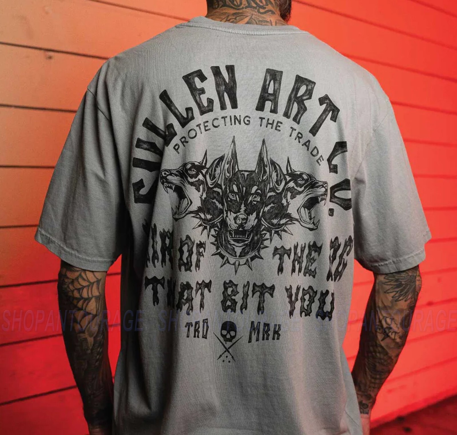 Sullen Art Collective Hair Of Dog Premium SCM5781 Short Sleeve T-shirt For Men