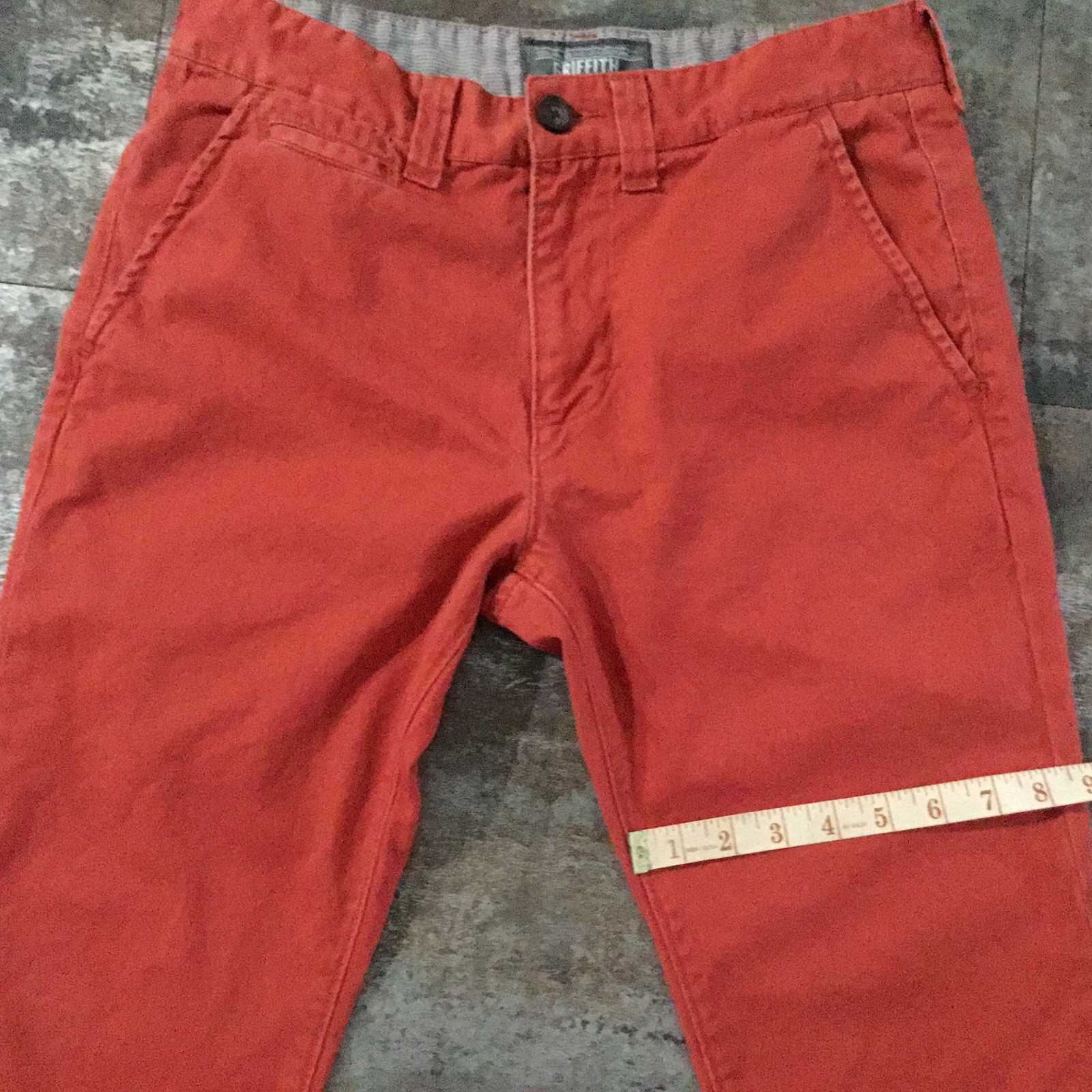 Men’s Griffith Chino Pants Sz 31 X 32 Flat Front 100% Cotton City Of Angels Cali