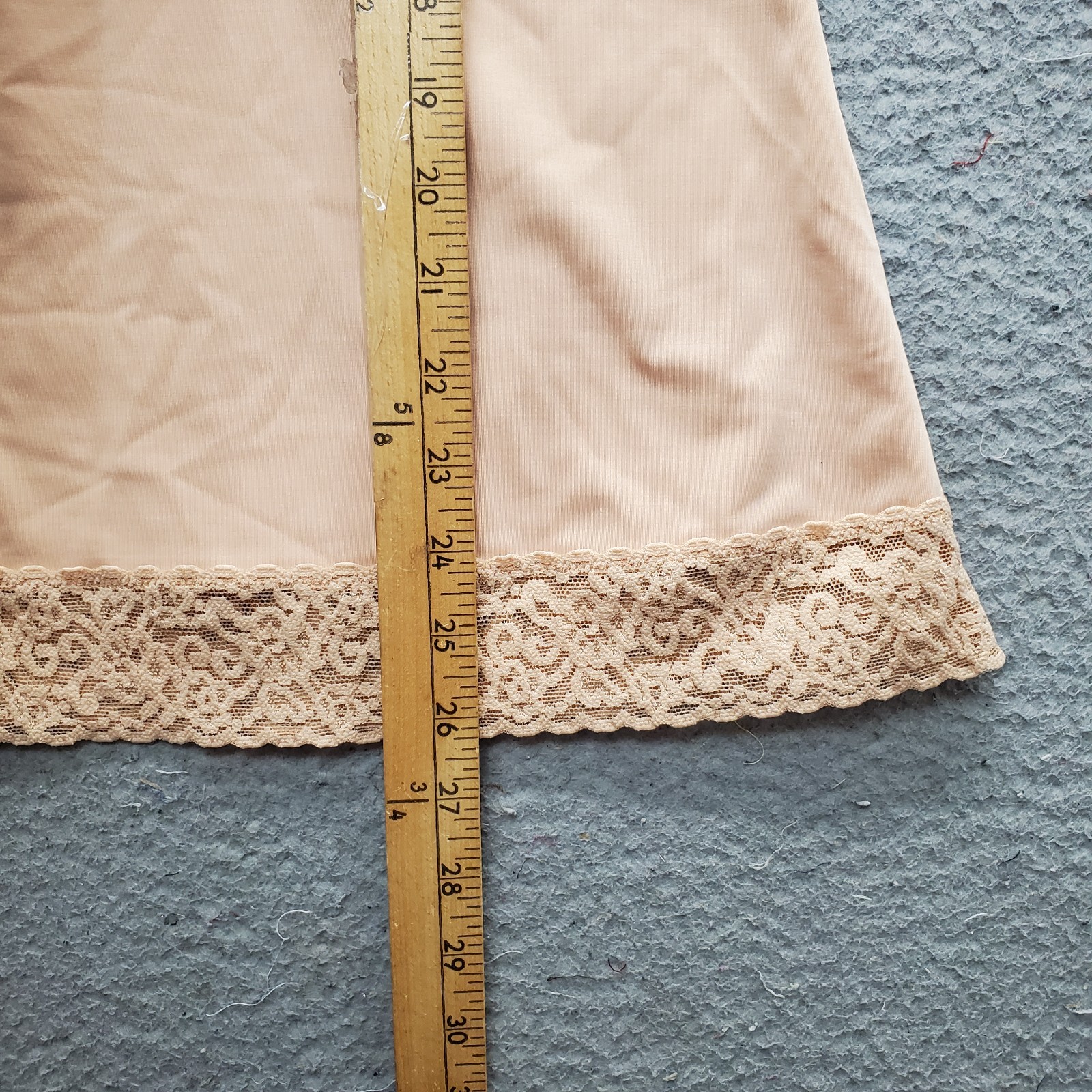 Spanx by Sara Blakely Tank Top Womens XL Brown Sleeveless Slim Fit Lace Trim Hem